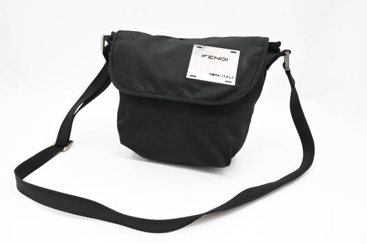 Fendi Crossbody Bag in Black Canvas