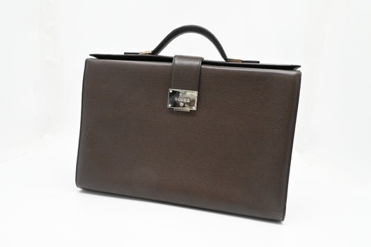 Loewe Brieface in Brown Leather