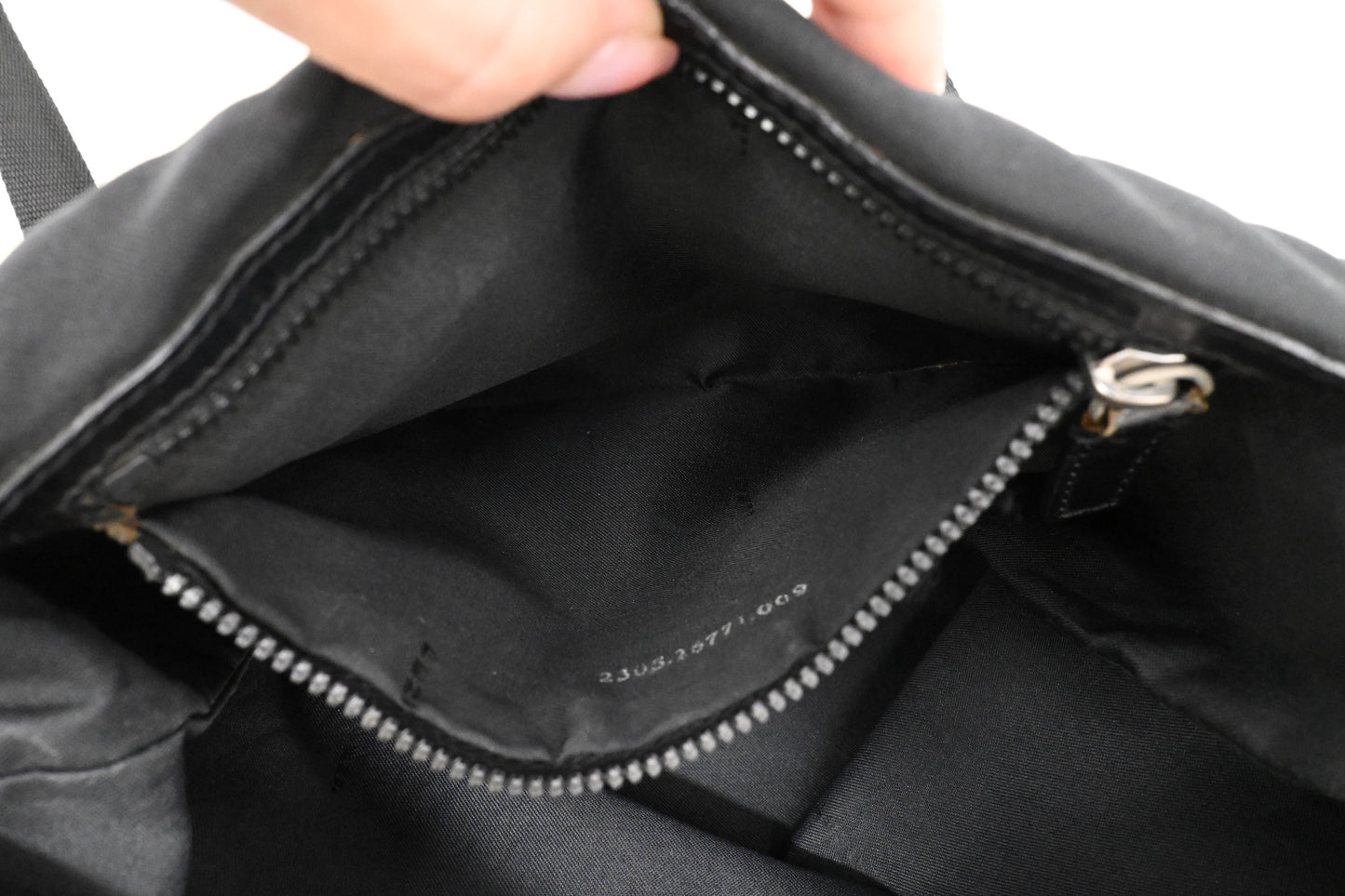 Fendi Crossbody Bag in Black Canvas
