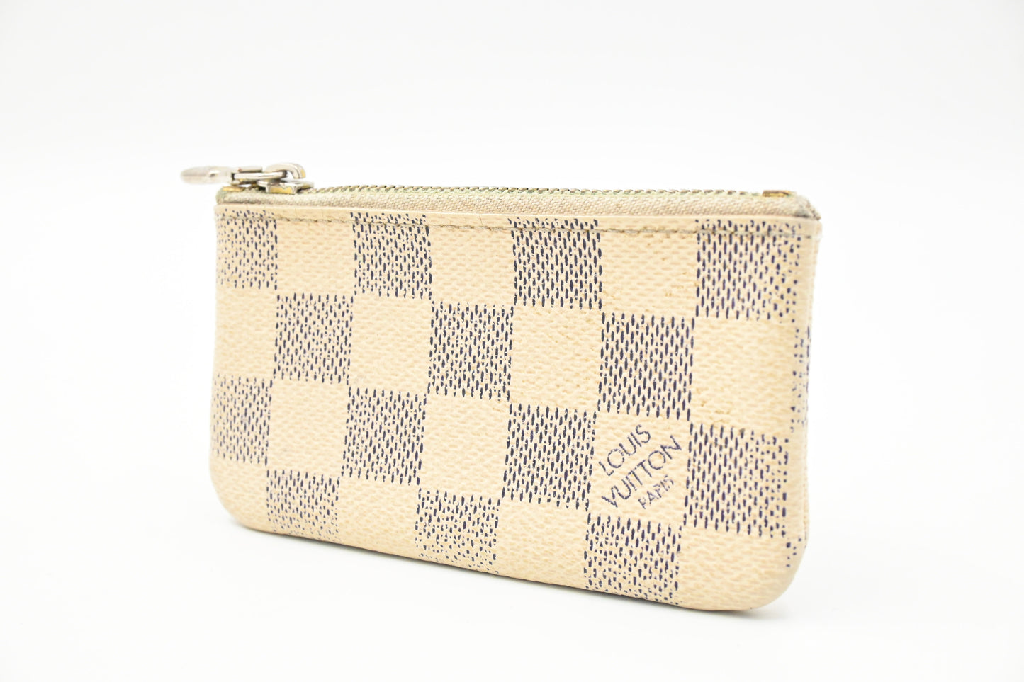 Louis Vuitton Pochette Cles in Damier Azur Canvas