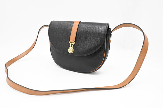 Dior Crossbody Bag in Black Leather
