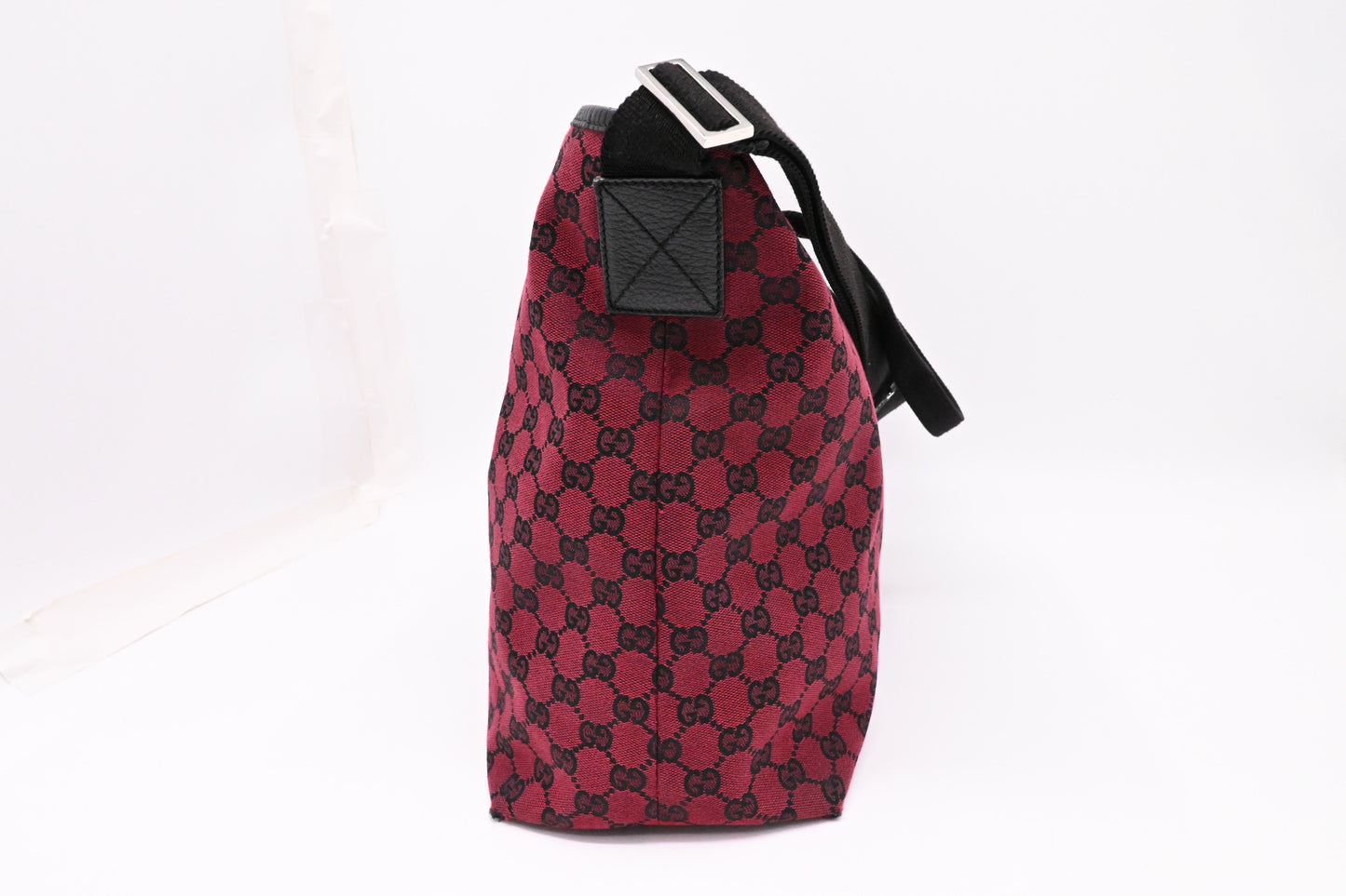 Gucci Crossbody Tote in Burgundy GG Canvas