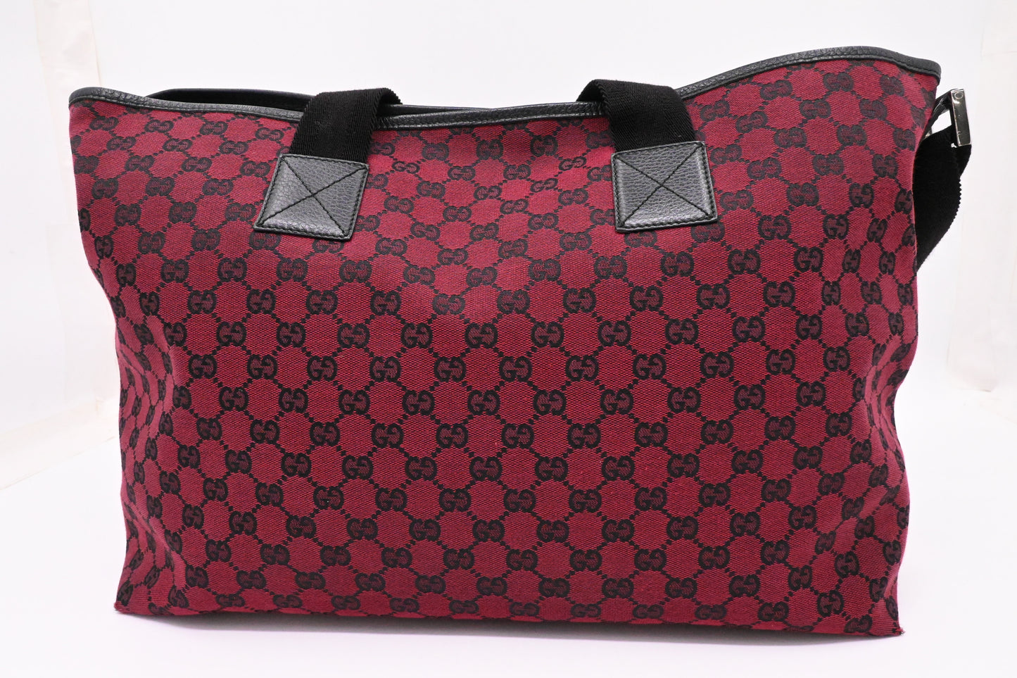 Gucci Crossbody Tote in Burgundy GG Canvas