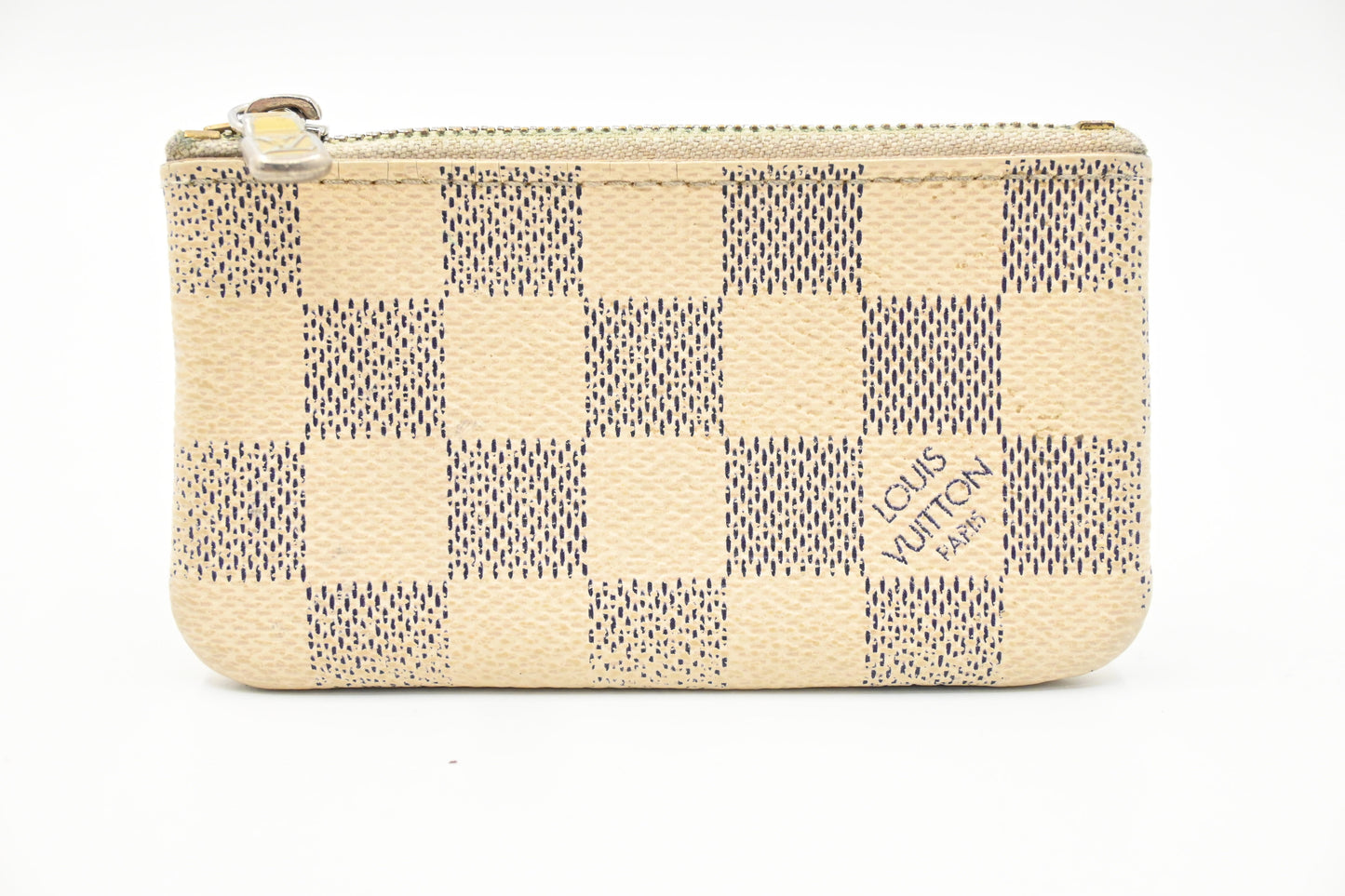 Louis Vuitton Pochette Cles in Damier Azur Canvas