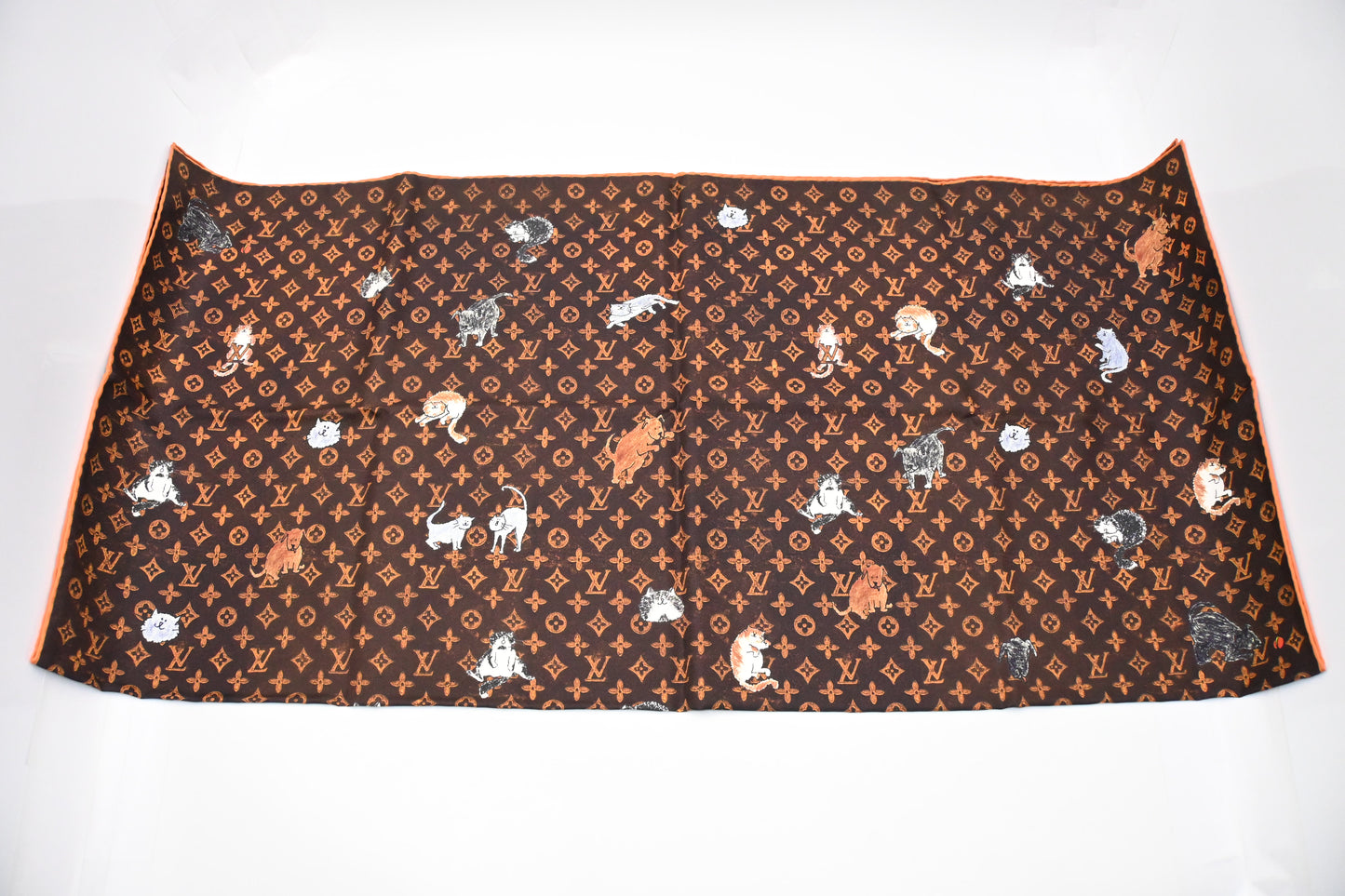 Louis Vuitton Catogram Scarf in Silk