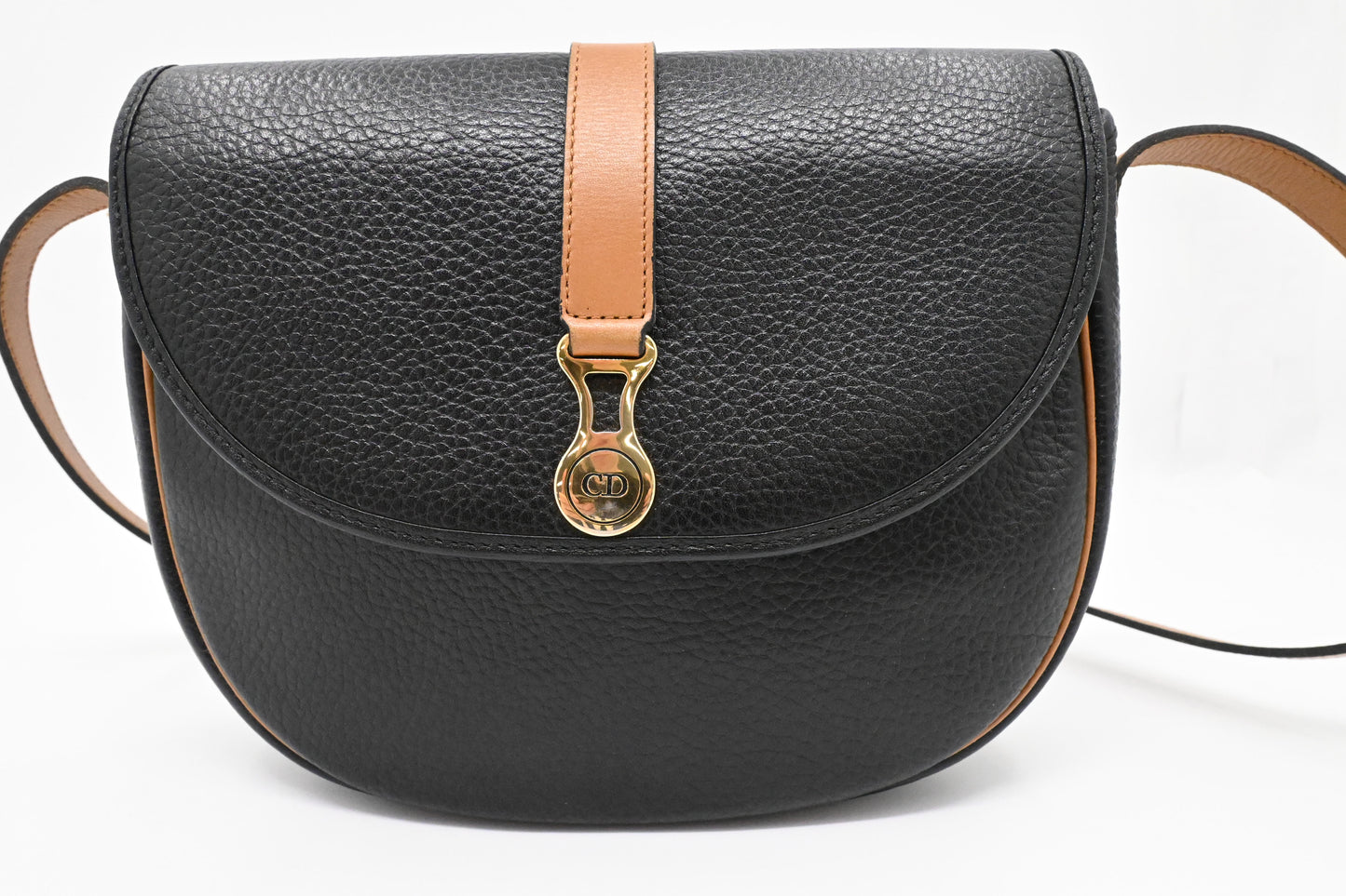Dior Crossbody Bag in Black Leather
