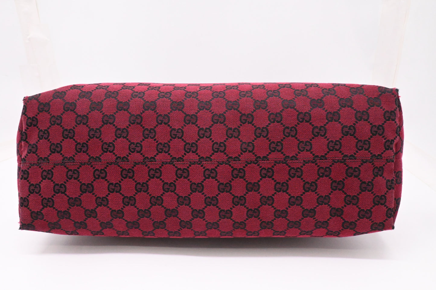Gucci Crossbody Tote in Burgundy GG Canvas