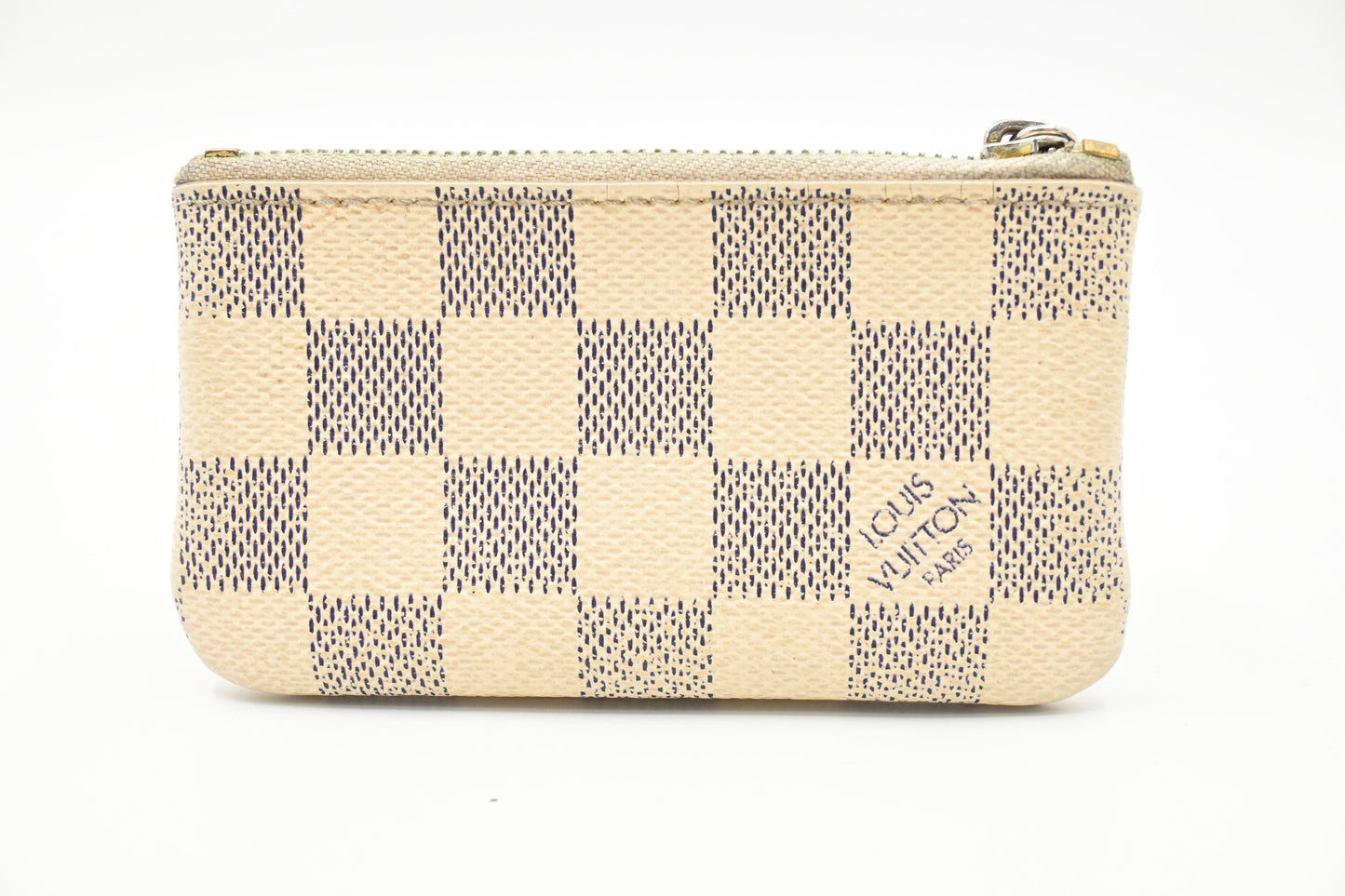 Louis Vuitton Pochette Cles in Damier Azur Canvas
