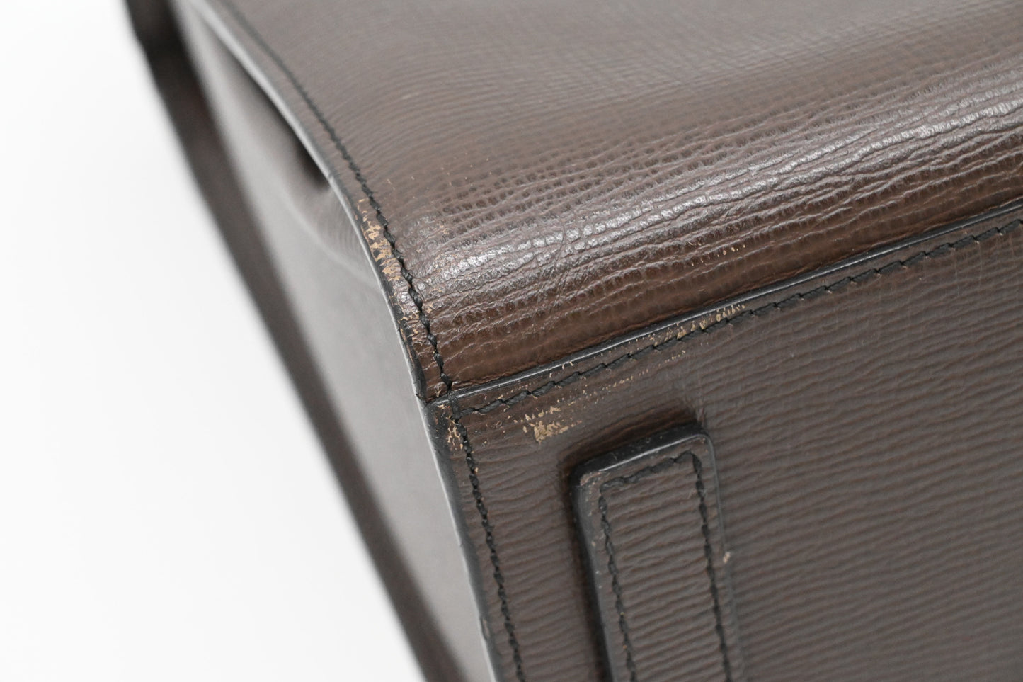 Loewe Brieface in Brown Leather