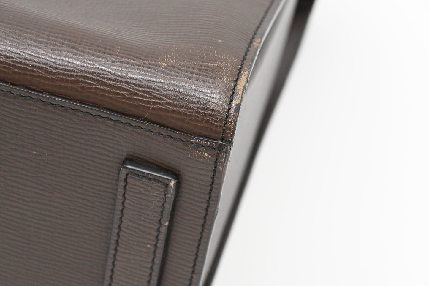 Loewe Brieface in Brown Leather