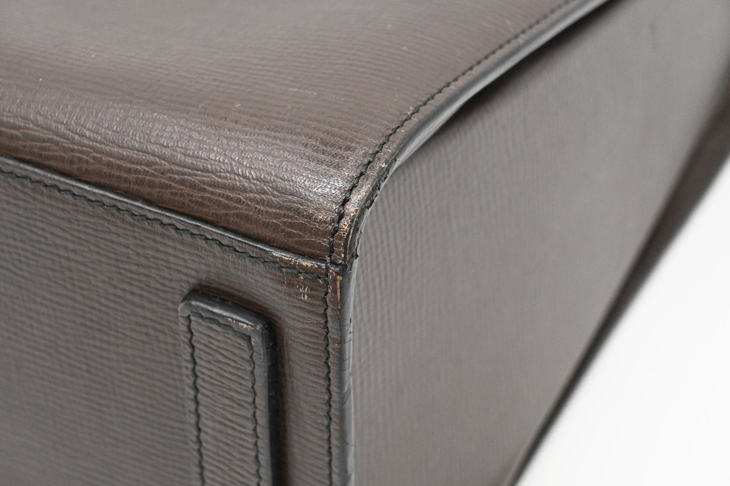 Loewe Brieface in Brown Leather