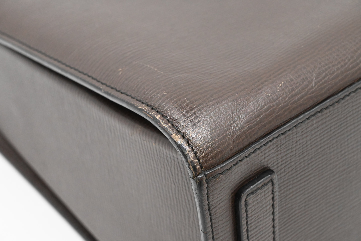 Loewe Brieface in Brown Leather