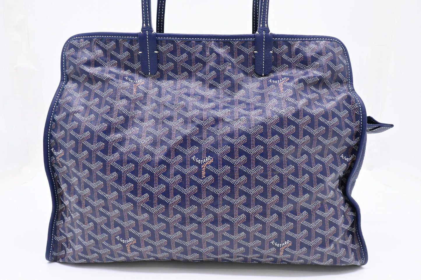 Goyard Hardy PM in Navy Blue Goyardine Canvas