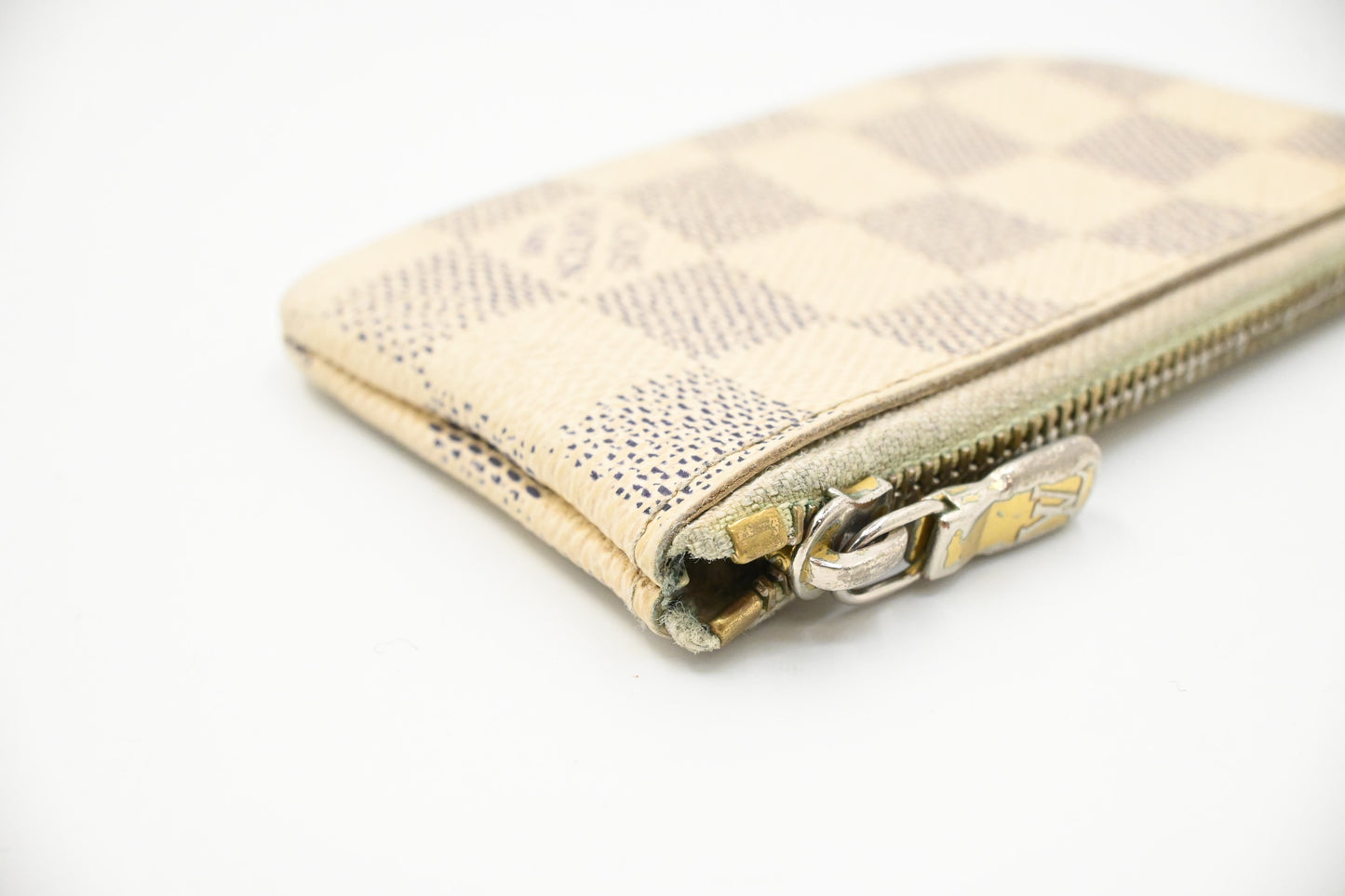 Louis Vuitton Pochette Cles in Damier Azur Canvas