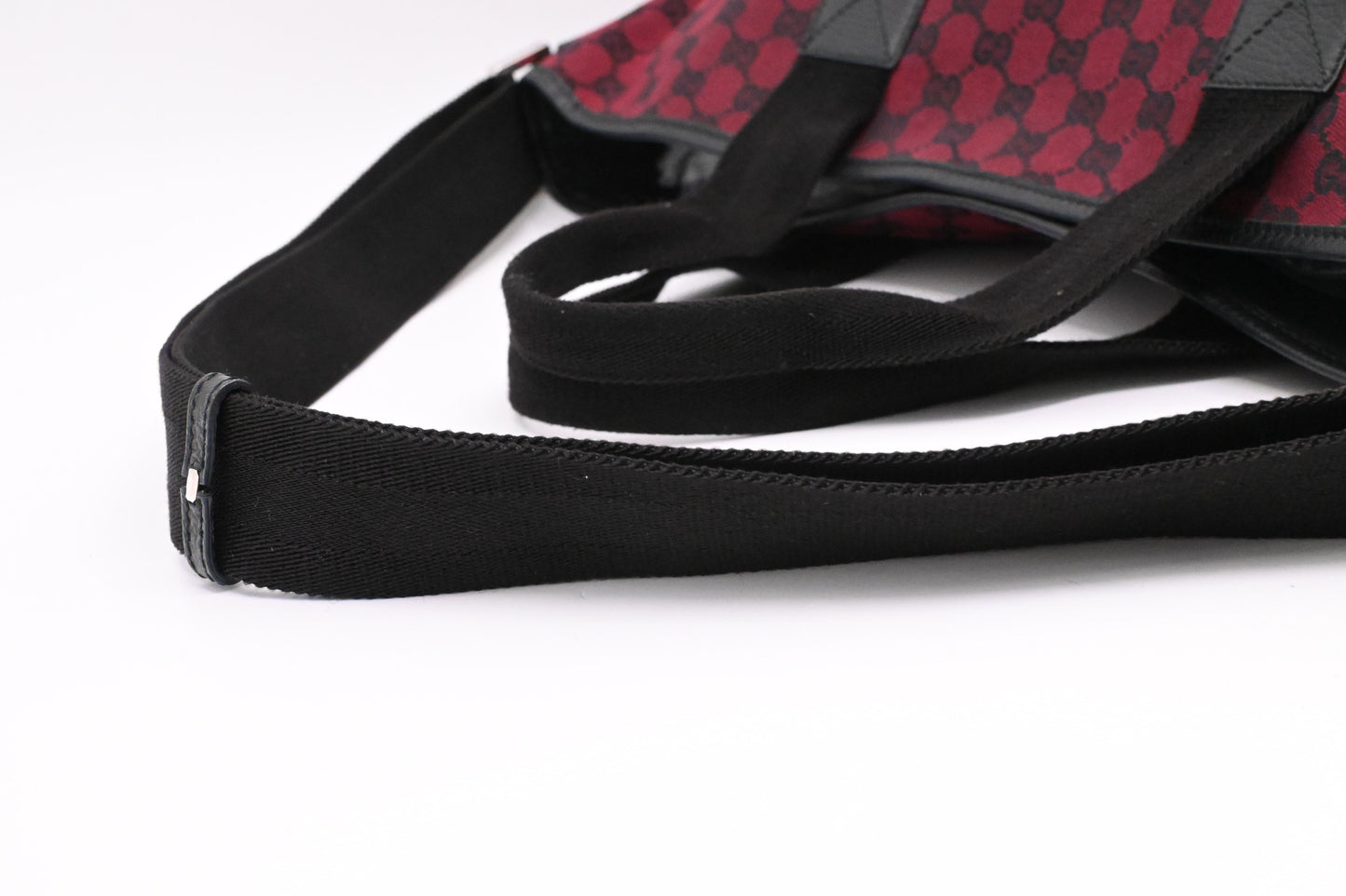 Gucci Crossbody Tote in Burgundy GG Canvas