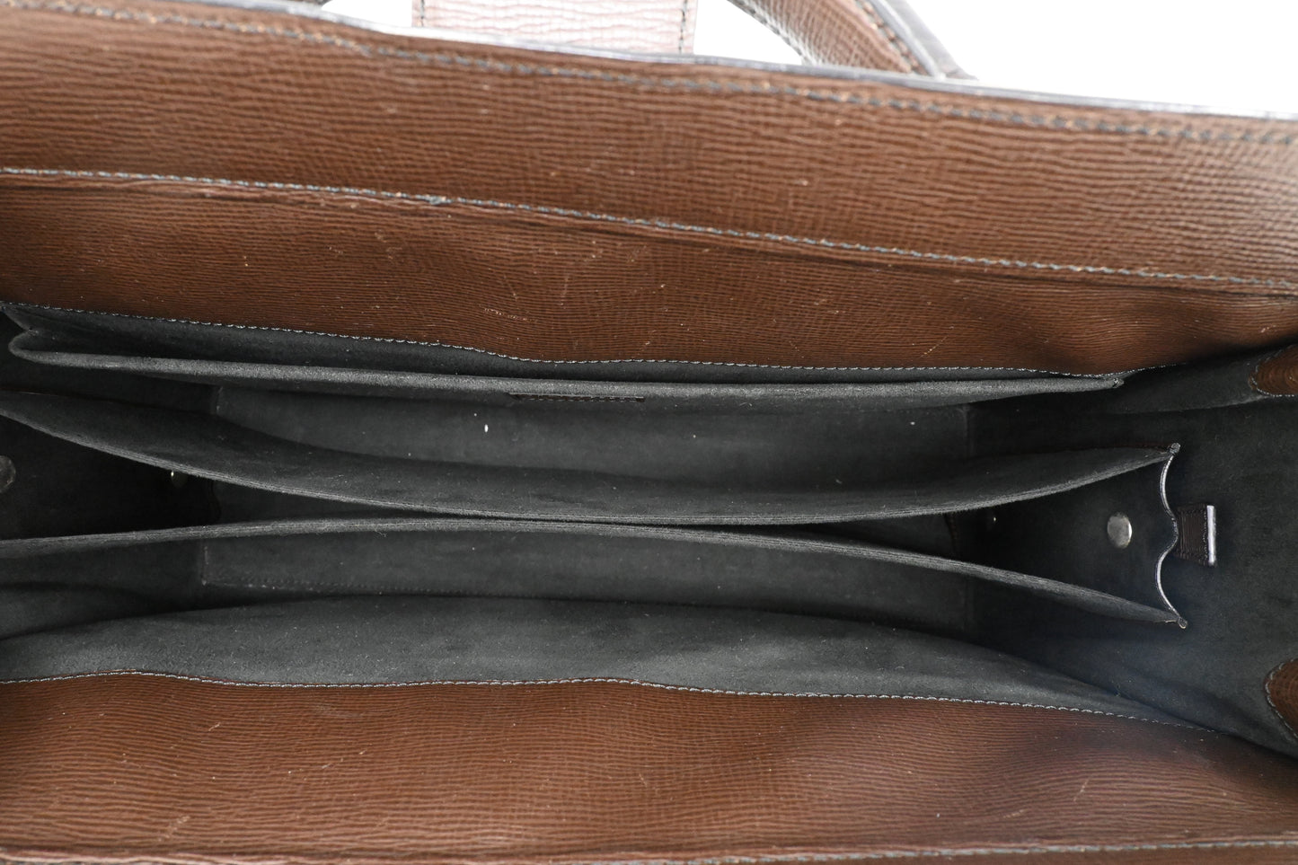 Loewe Brieface in Brown Leather