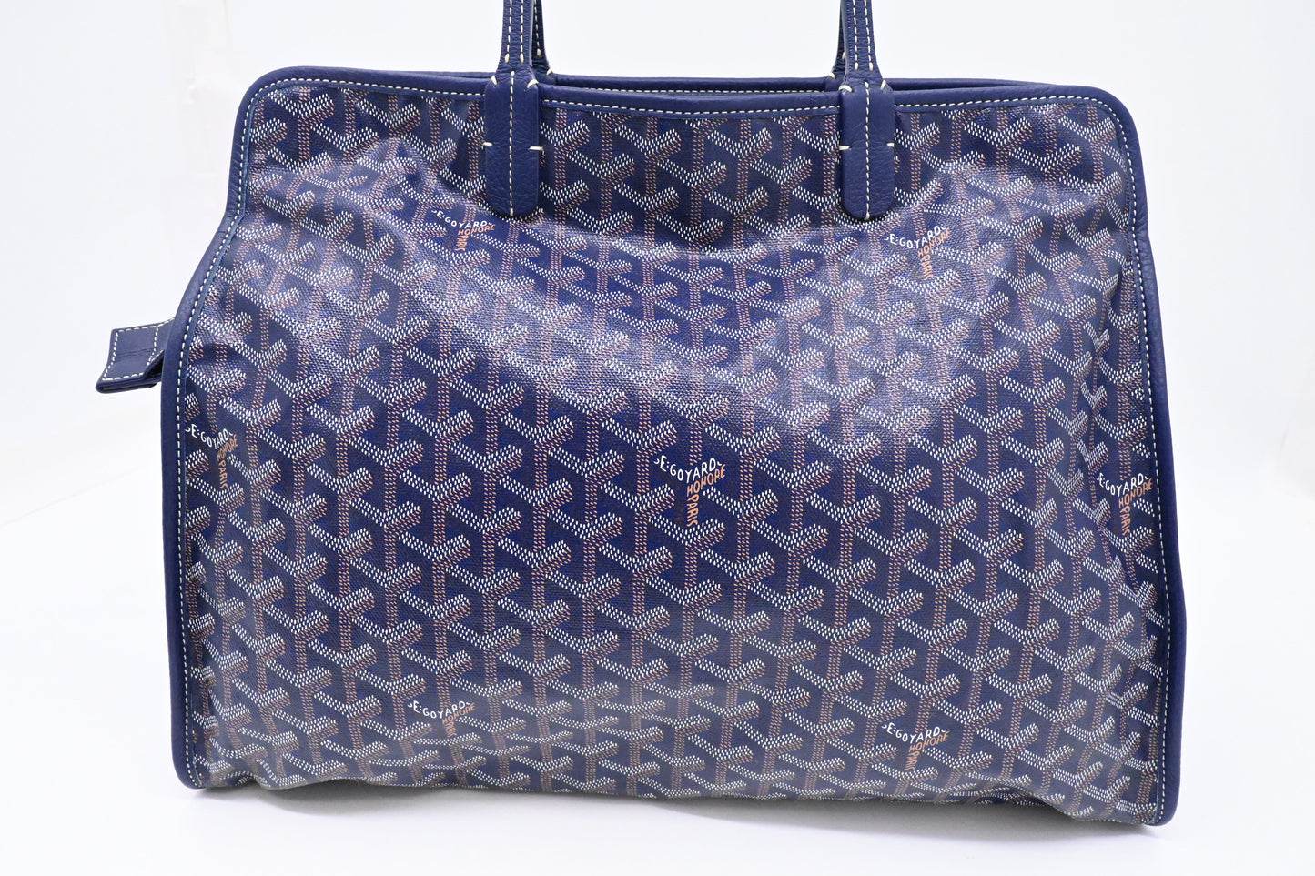 Goyard Hardy PM in Navy Blue Goyardine Canvas