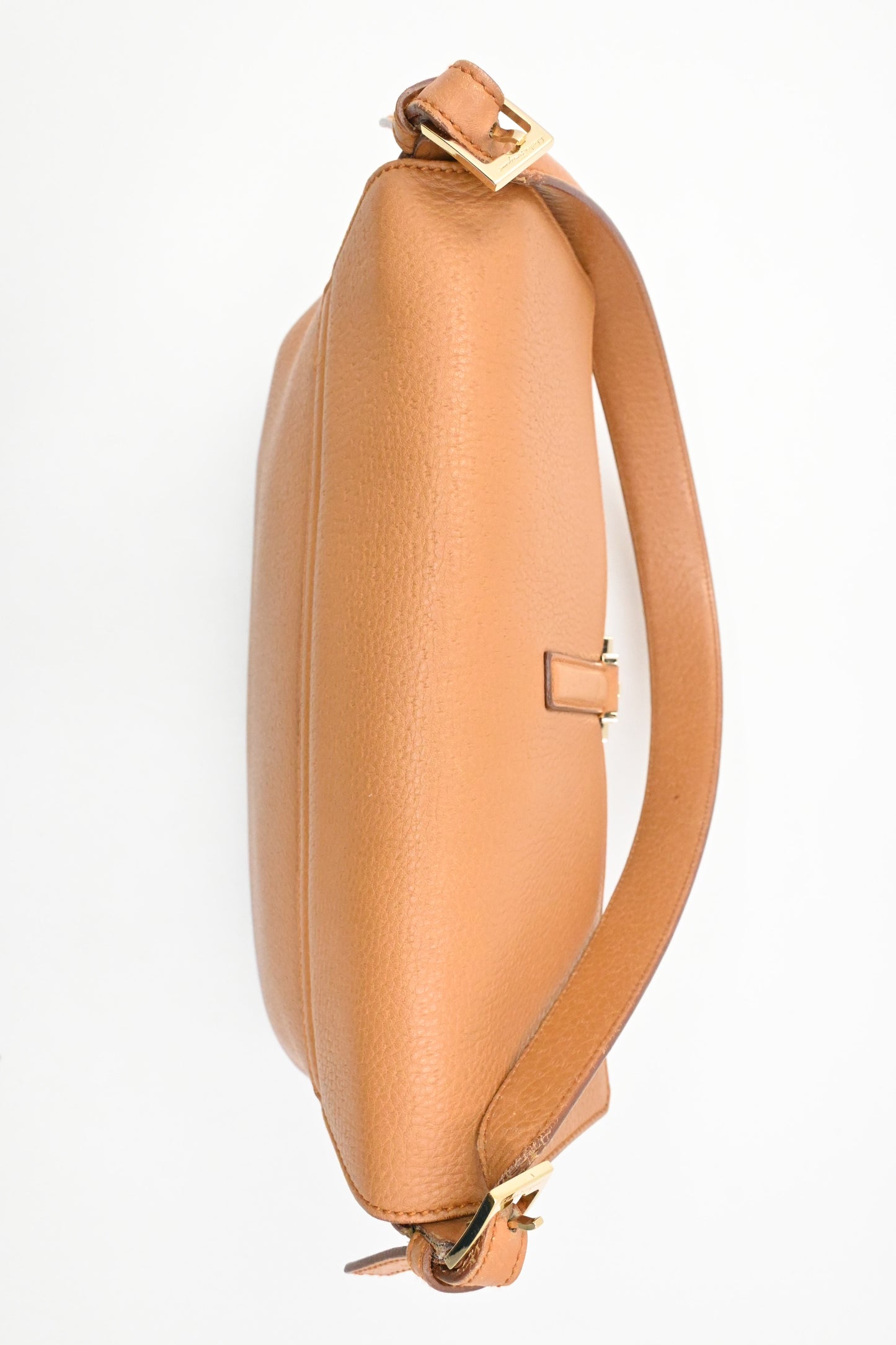 Ferragamo Shoulder Bag in Brown Leather