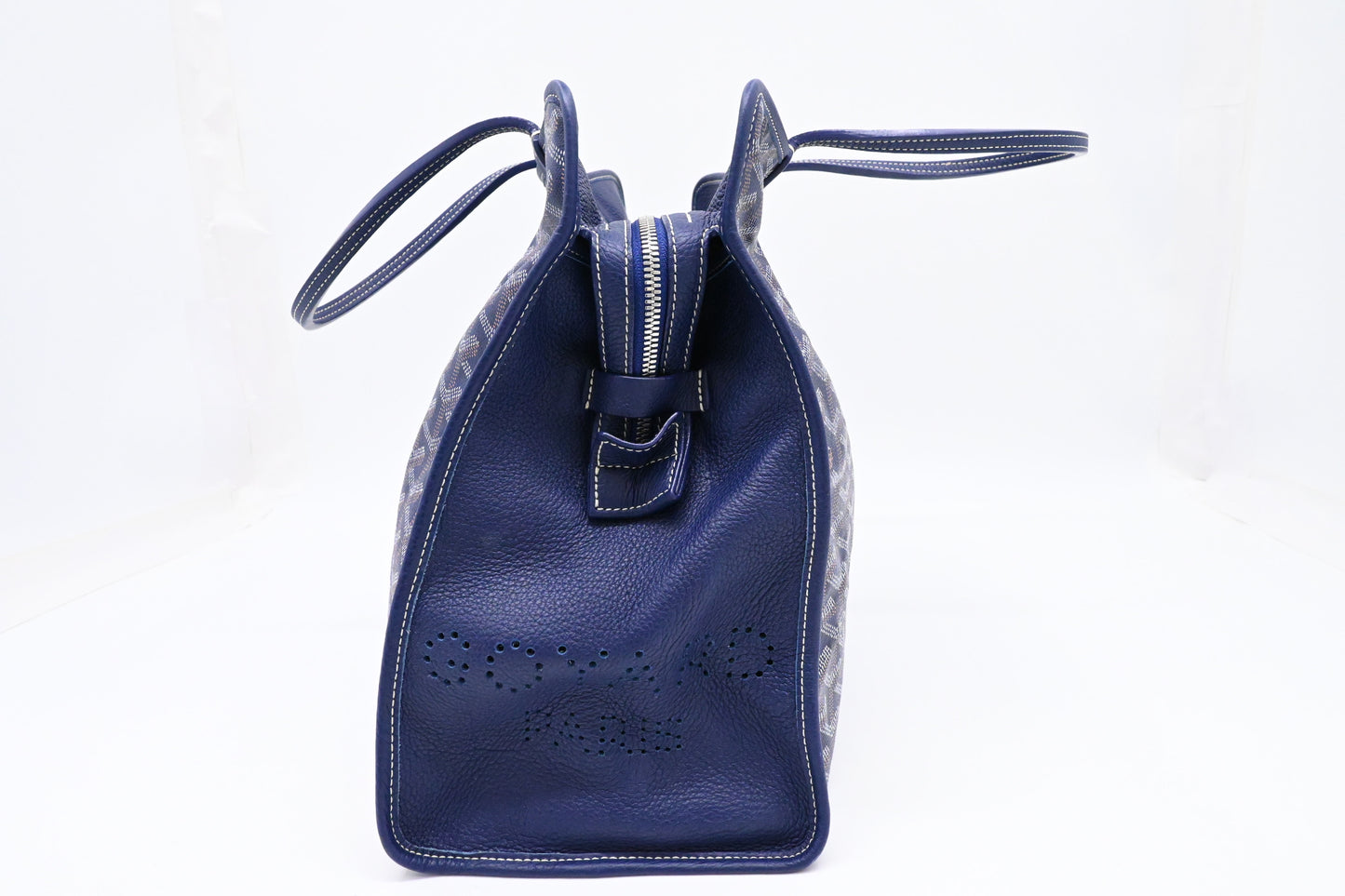 Goyard Hardy PM in Navy Blue Goyardine Canvas