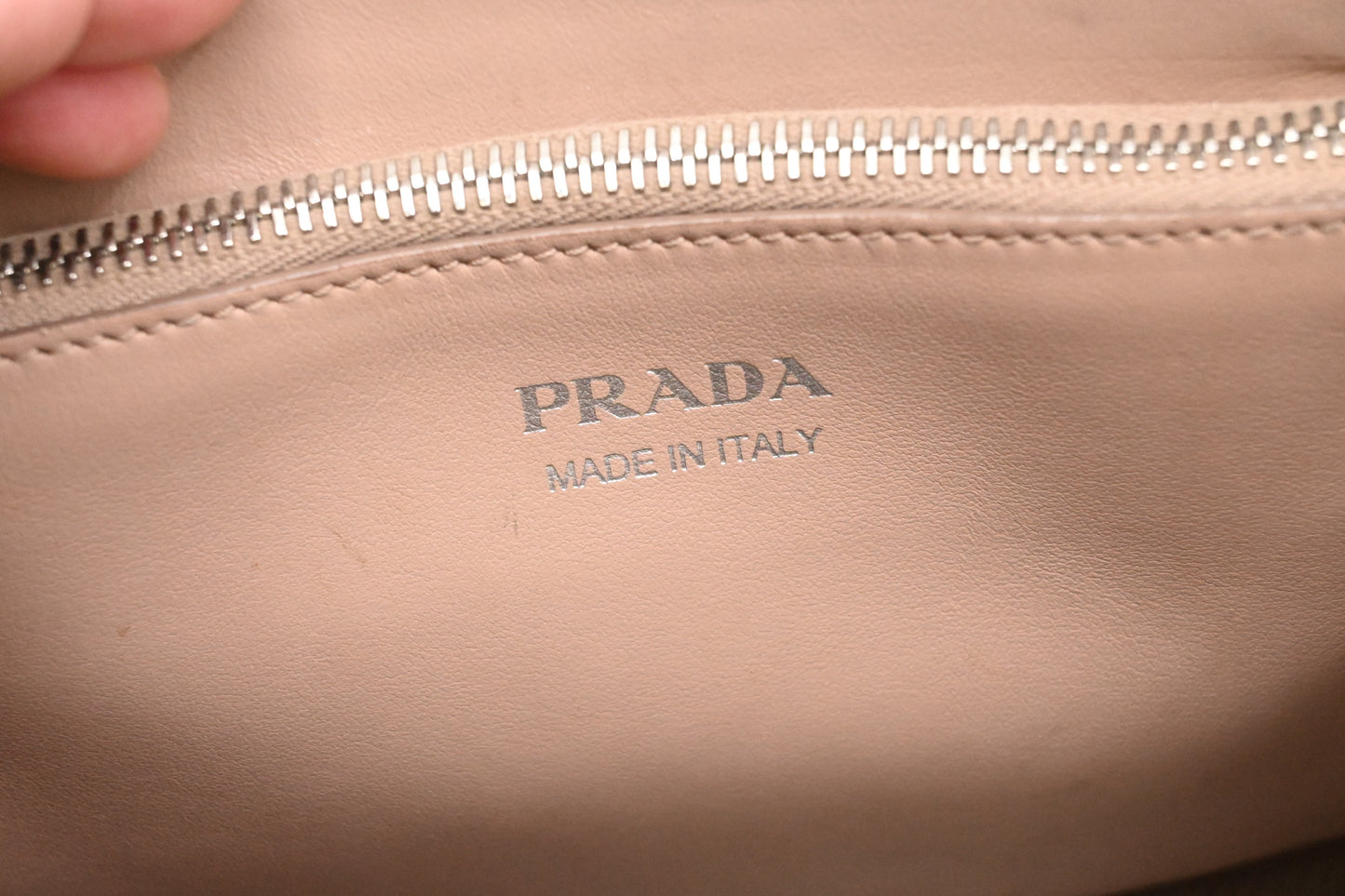 Prada Monochrome Robot 2way Bag in Pink Saffiano Leather
