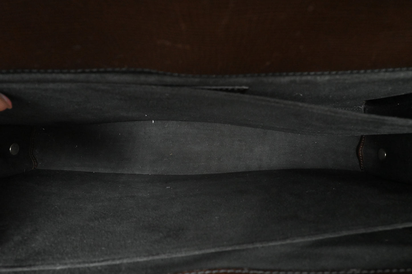 Loewe Brieface in Brown Leather