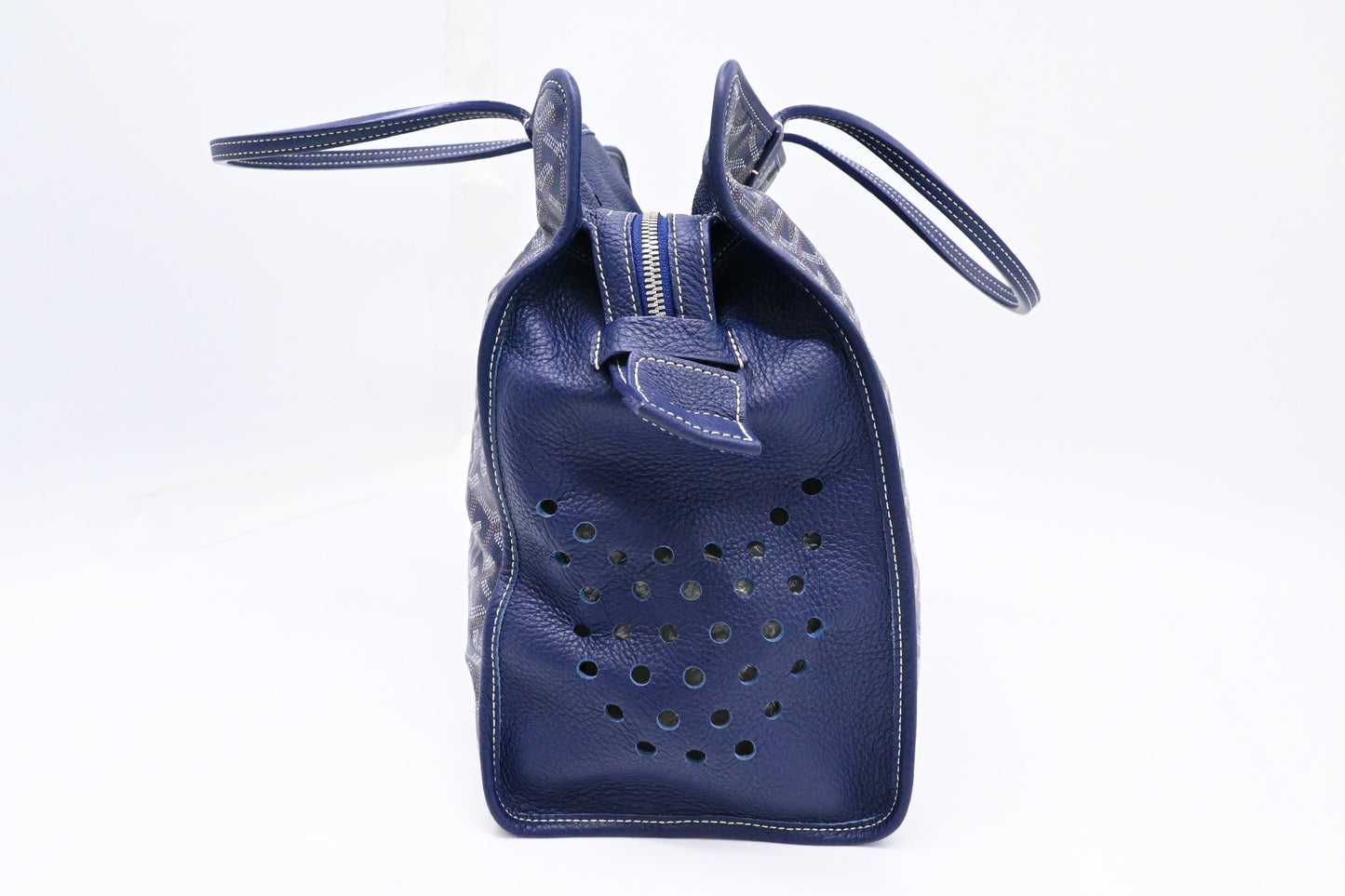 Goyard Hardy PM in Navy Blue Goyardine Canvas