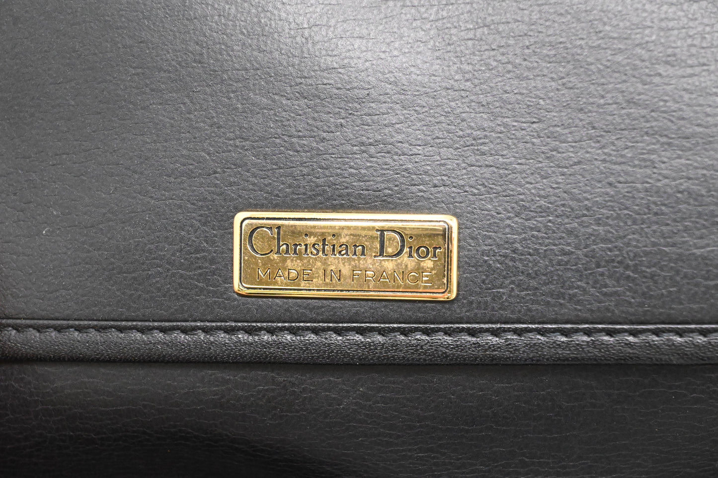 Dior Crossbody Bag in Black Leather