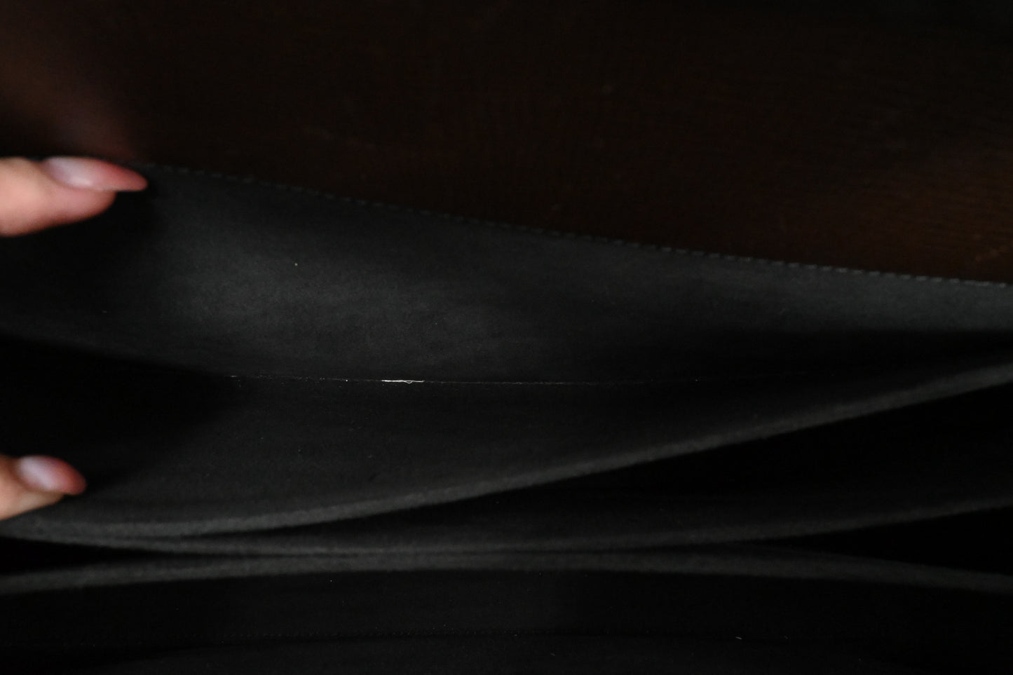 Loewe Brieface in Brown Leather