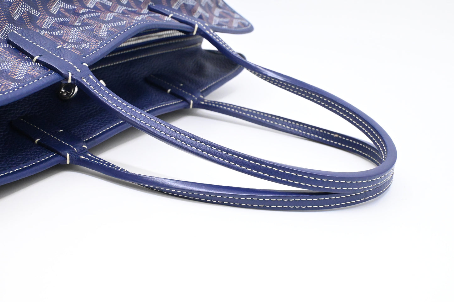 Goyard Hardy PM in Navy Blue Goyardine Canvas