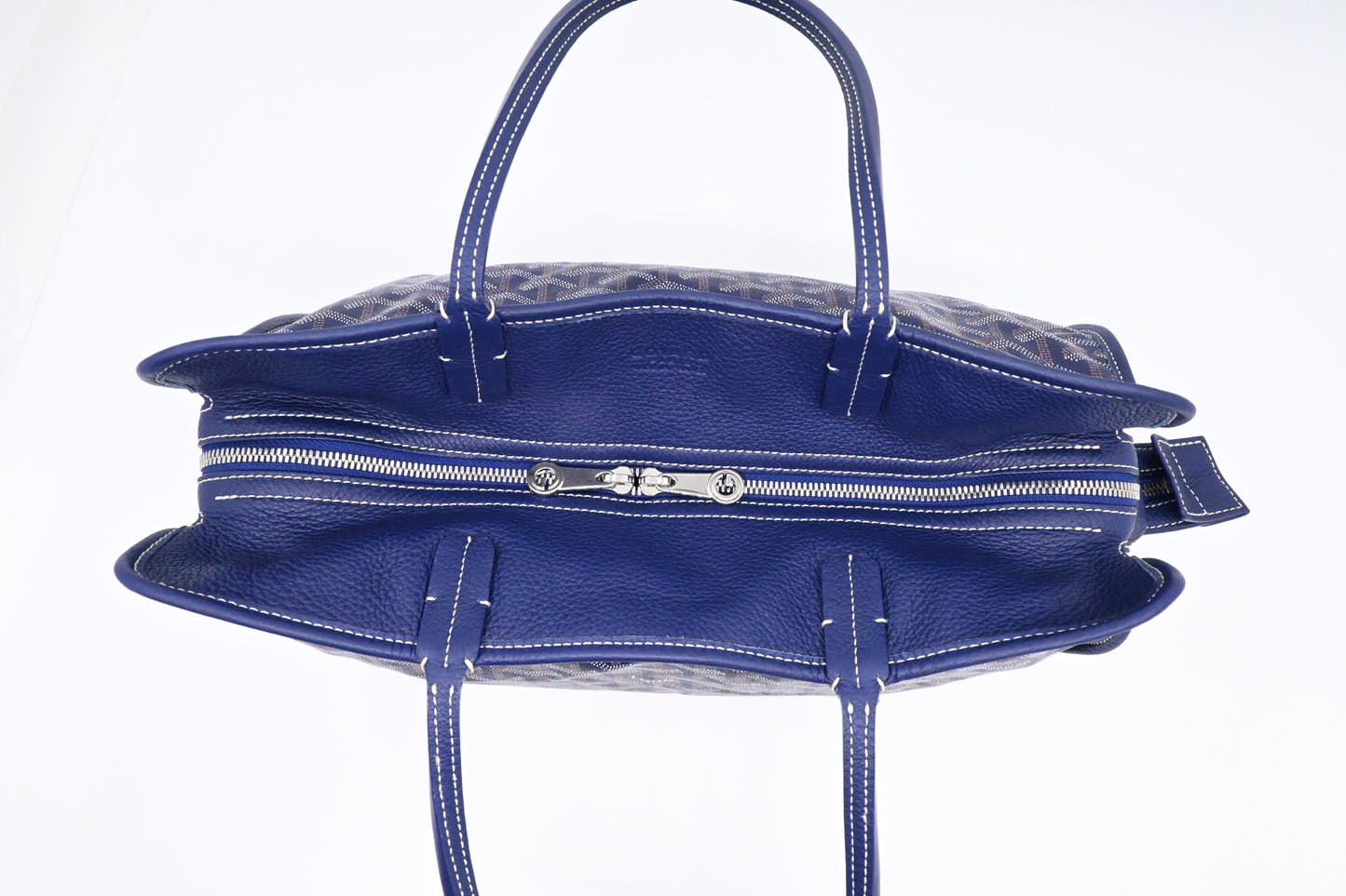 Goyard Hardy PM in Navy Blue Goyardine Canvas