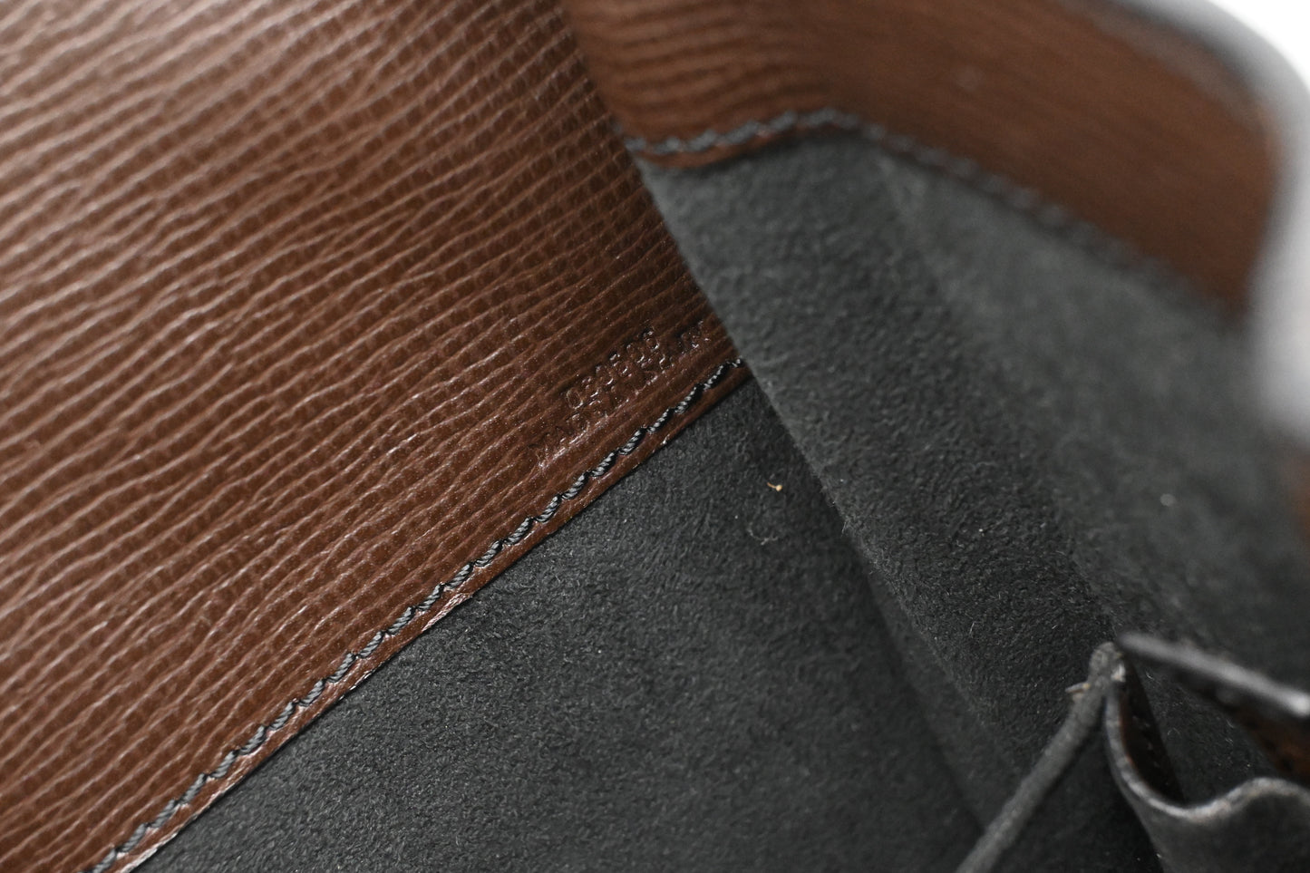 Loewe Brieface in Brown Leather