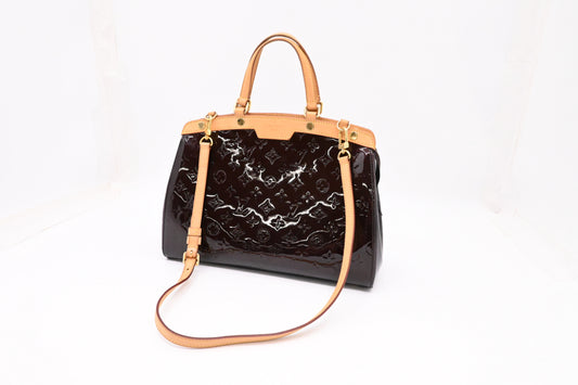 Louis Vuitton Brea in Amarante Vernis Leather