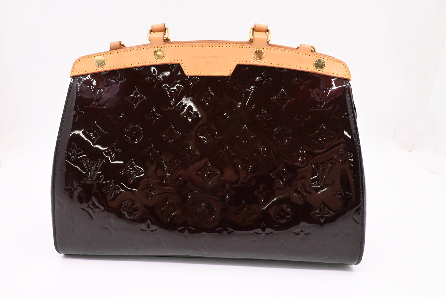 Louis Vuitton Brea in Amarante Vernis Leather
