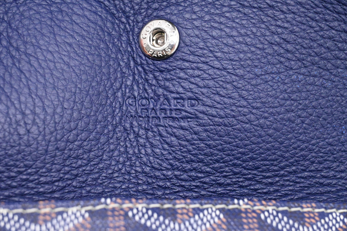 Goyard Hardy PM in Navy Blue Goyardine Canvas