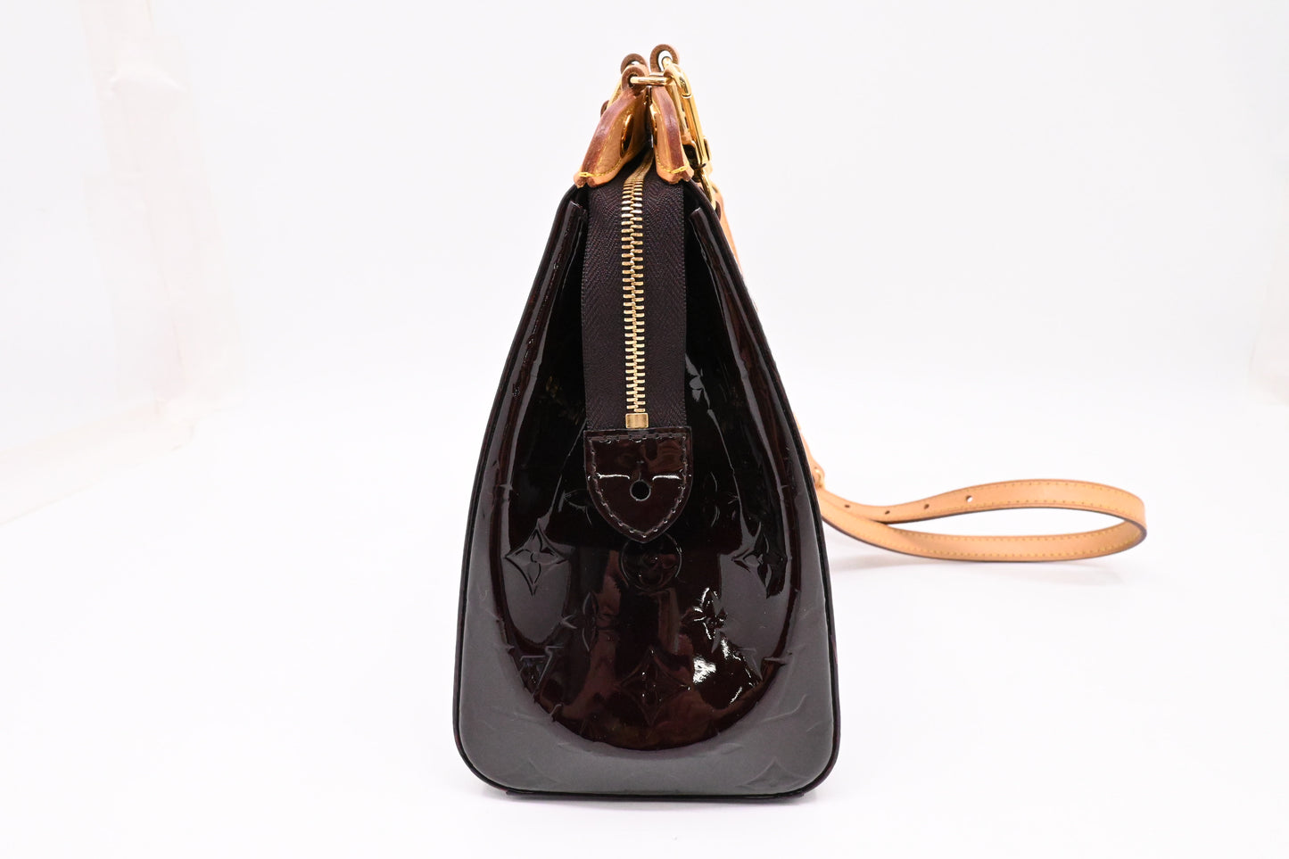 Louis Vuitton Brea in Amarante Vernis Leather