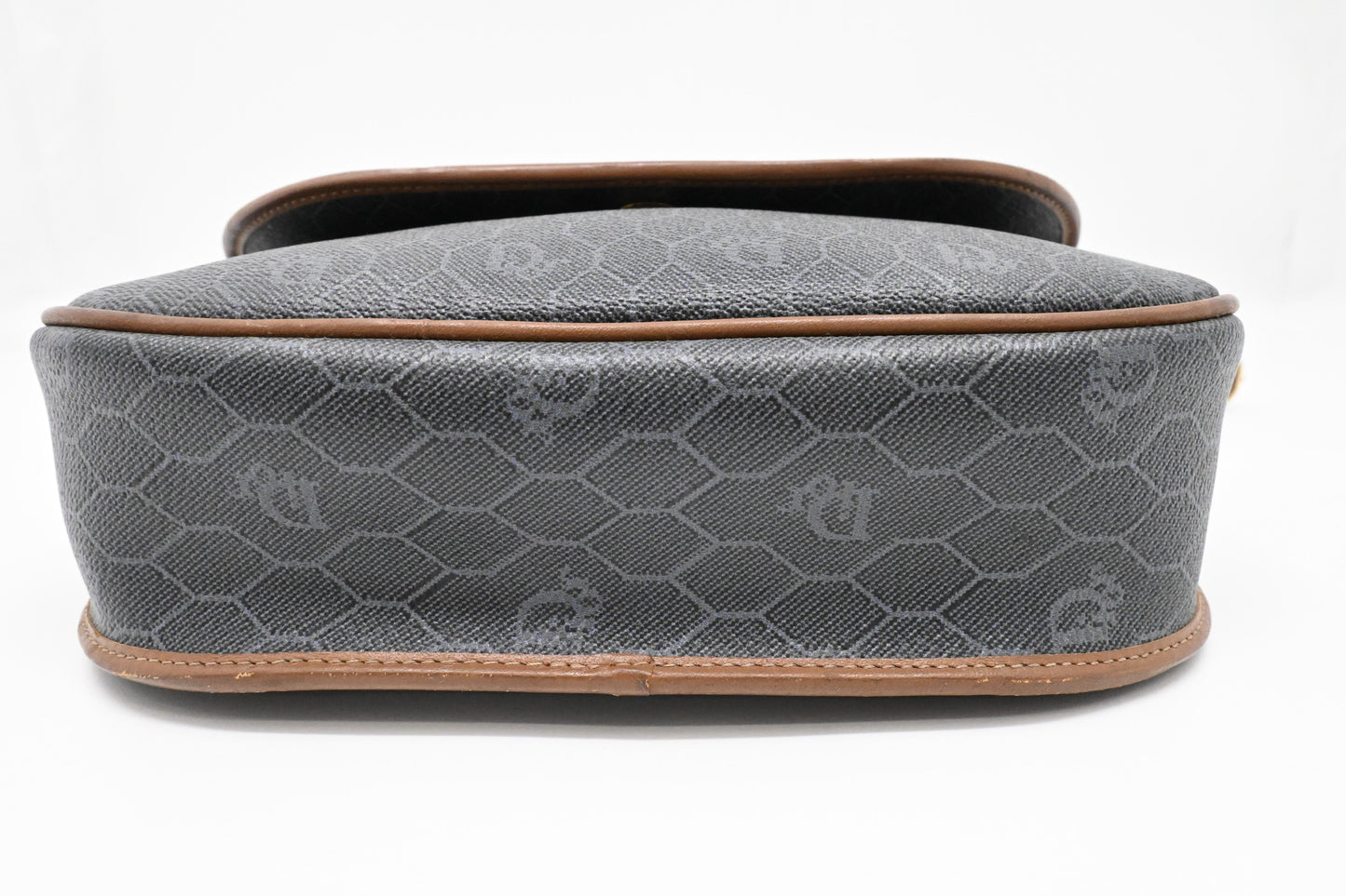 Dior Shoulder Bag in Grey Honeycomb Canvas