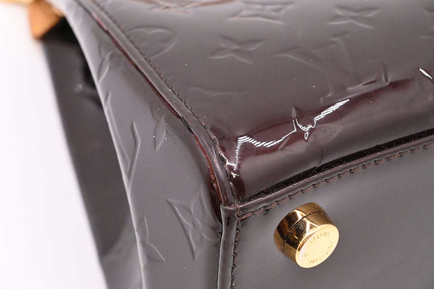Louis Vuitton Brea in Amarante Vernis Leather