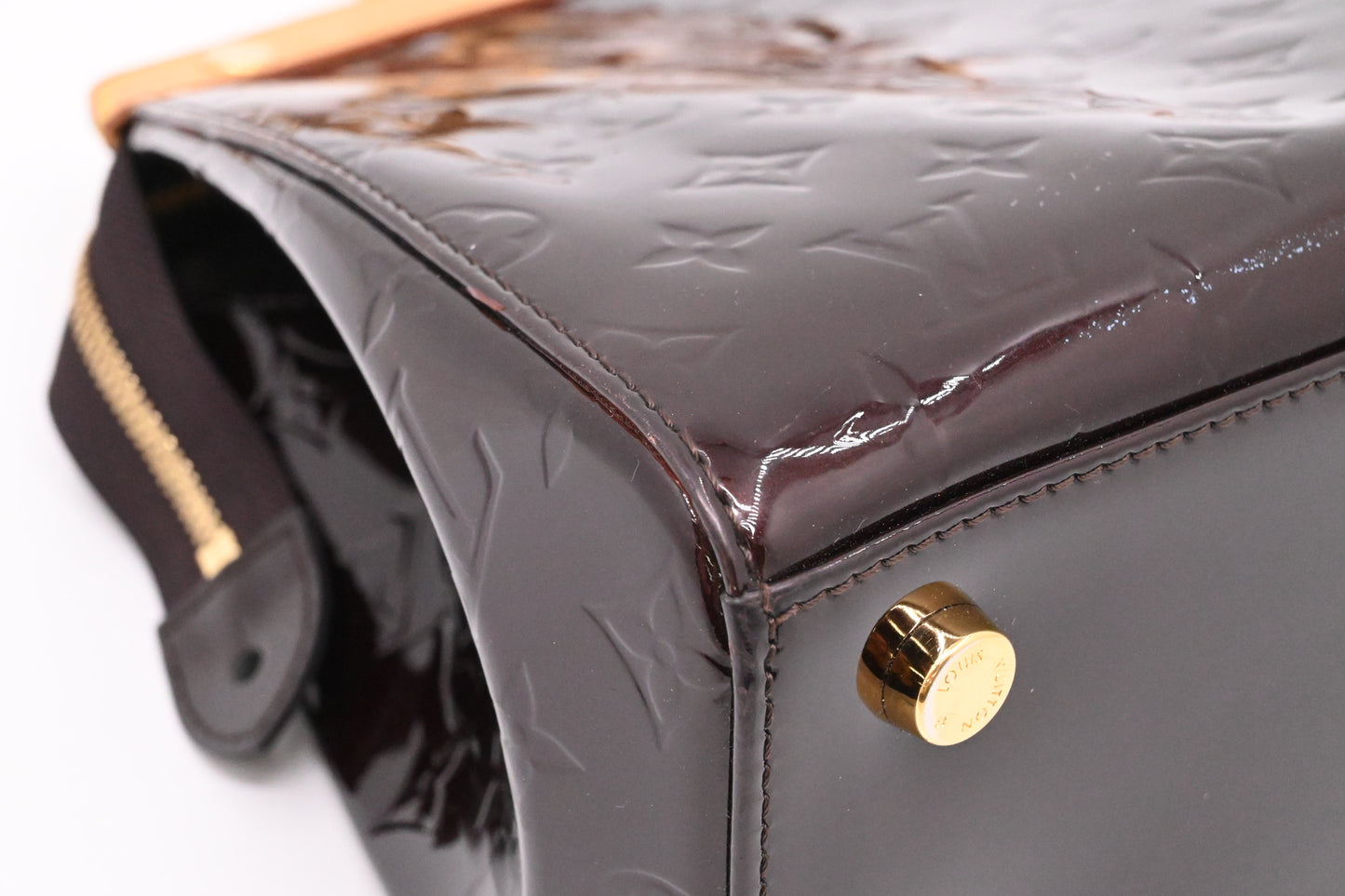 Louis Vuitton Brea in Amarante Vernis Leather