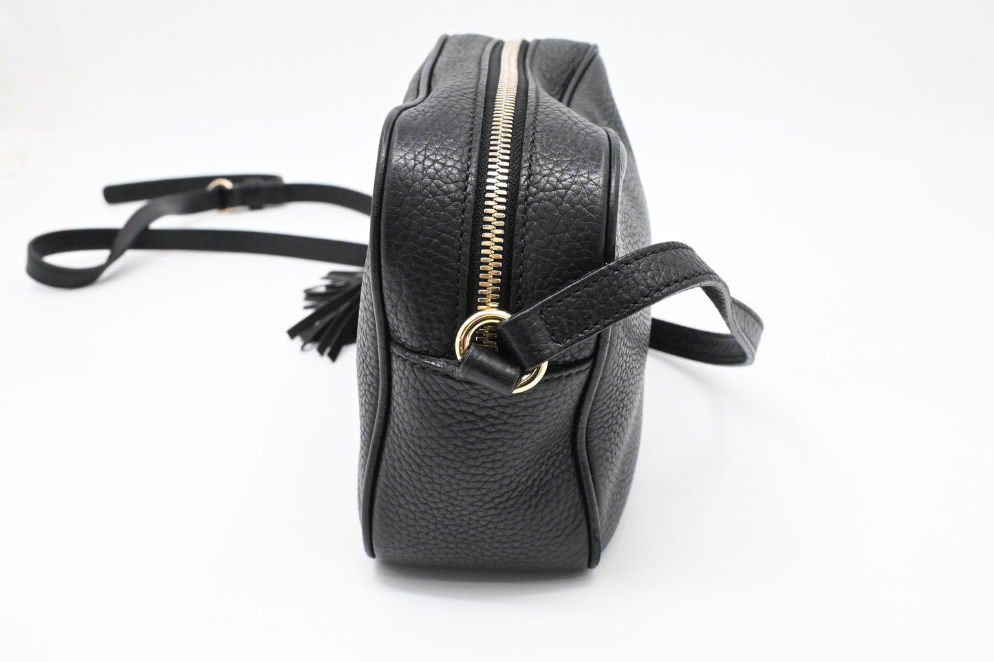 Gucci Soho Disco Crossbody Bag in Black Leather