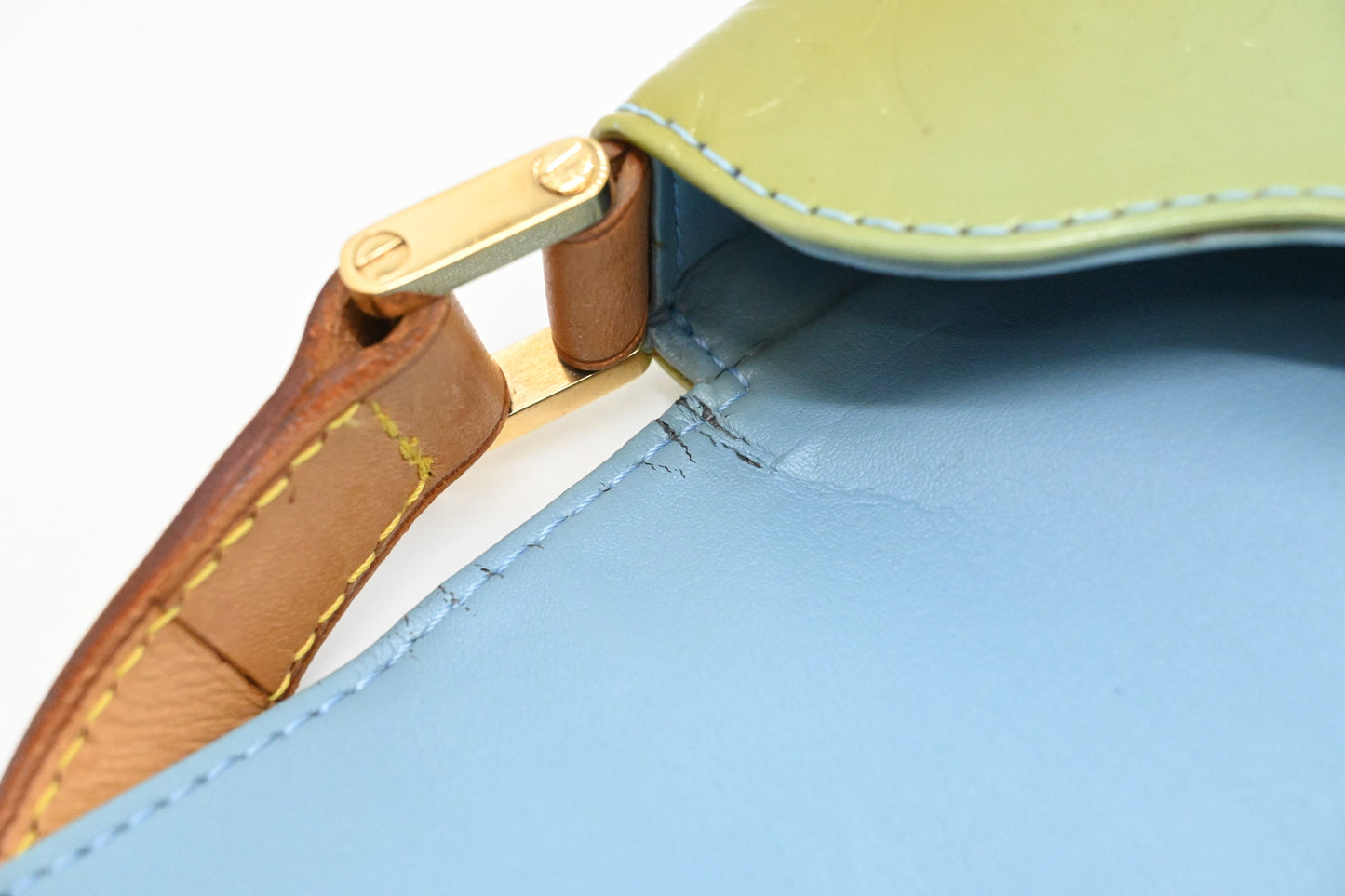 Louis Vuitton Thompson Street in Green Vernis Leather