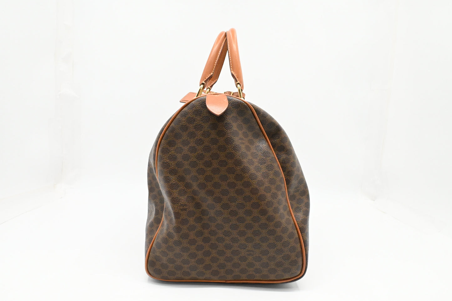 Celine Travel Bag in Brown Macadam Coated Canvas