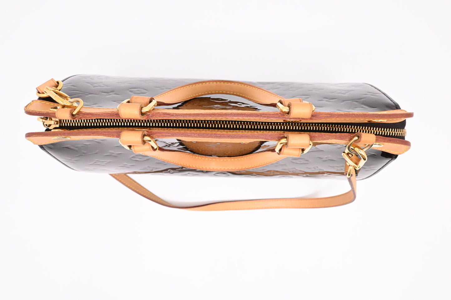 Louis Vuitton Brea in Amarante Vernis Leather