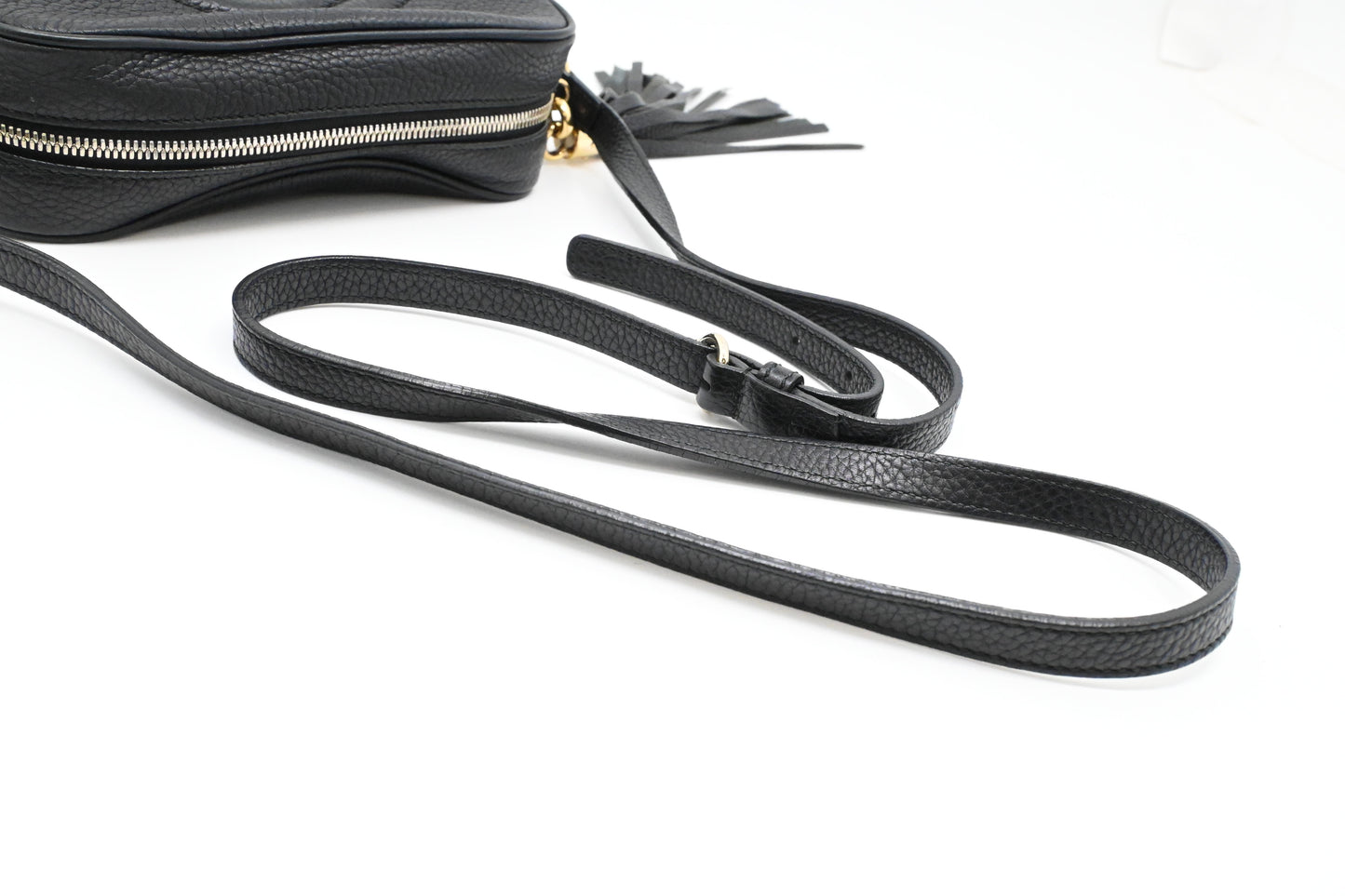 Gucci Soho Disco Crossbody Bag in Black Leather