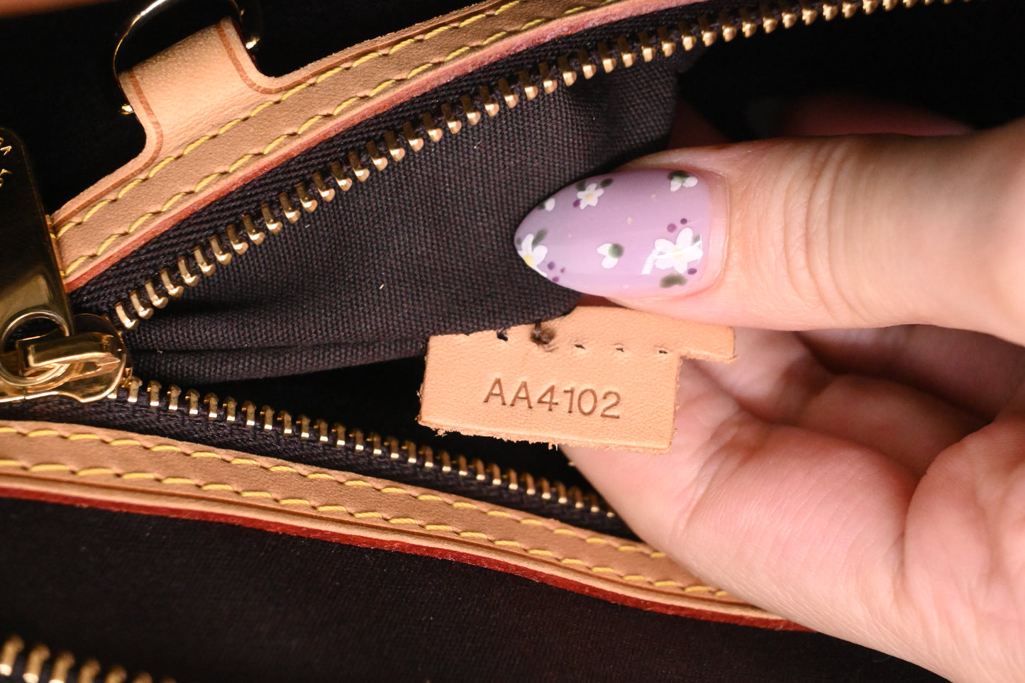 Louis Vuitton Brea in Amarante Vernis Leather
