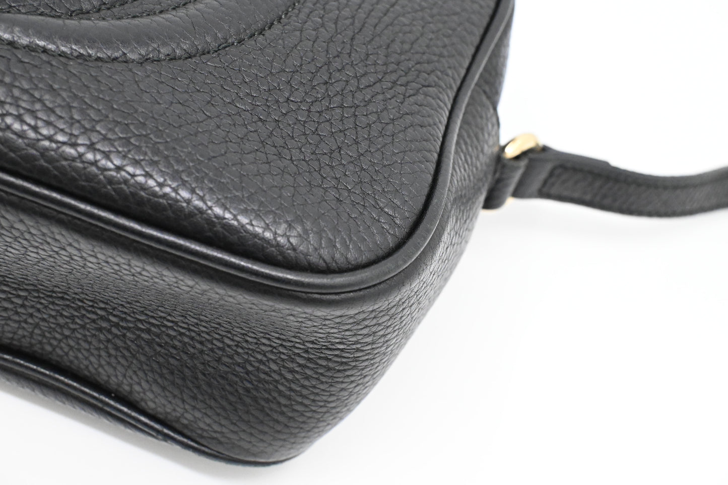 Gucci Soho Disco Crossbody Bag in Black Leather
