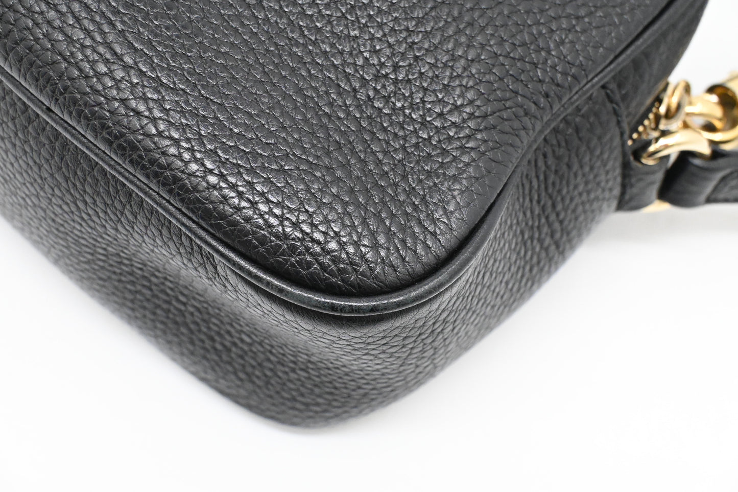 Gucci Soho Disco Crossbody Bag in Black Leather