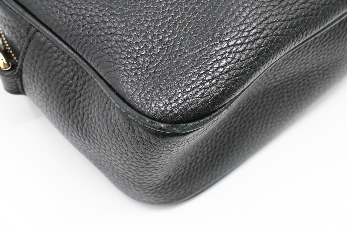 Gucci Soho Disco Crossbody Bag in Black Leather