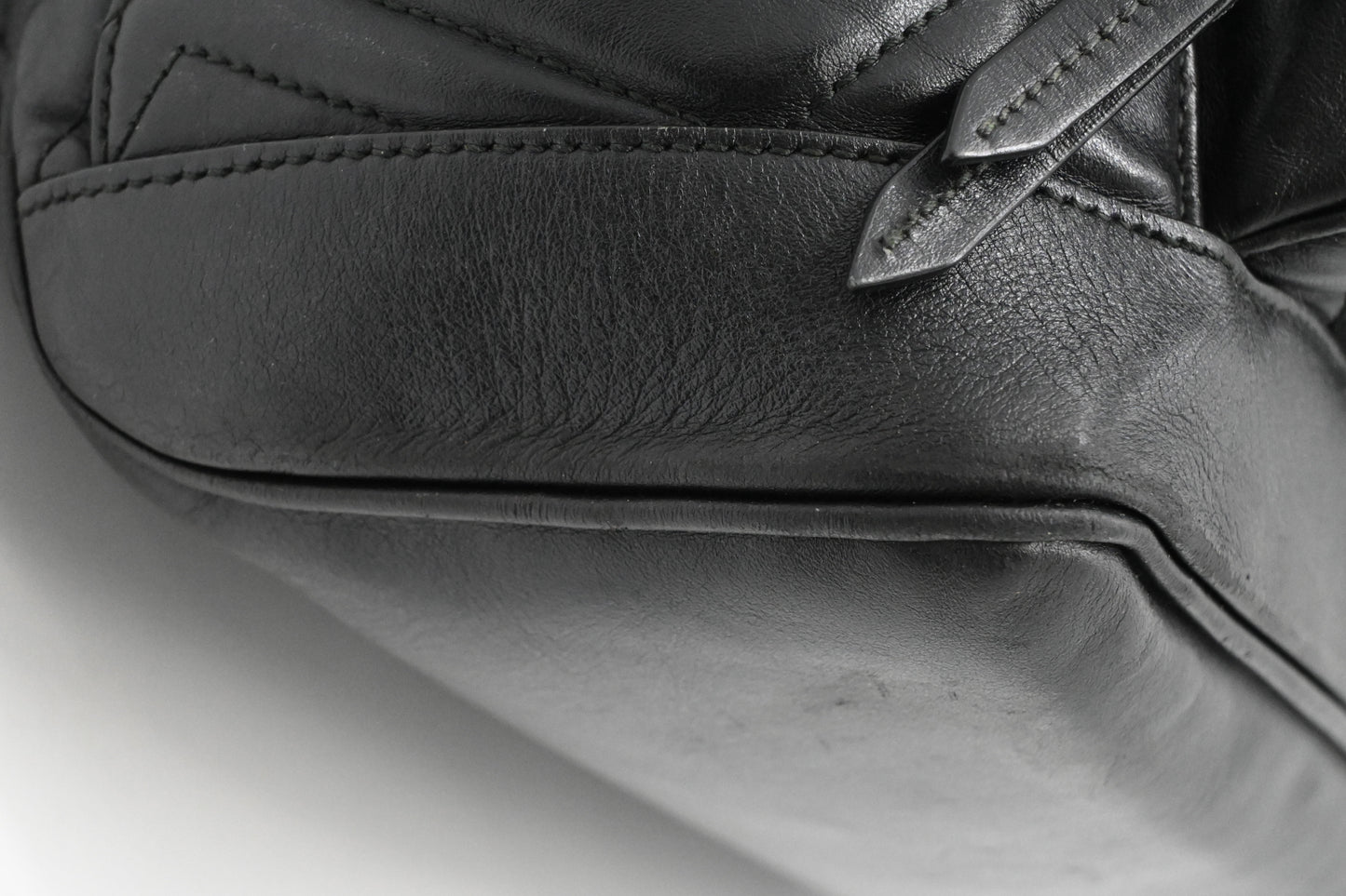 Gucci GG Marmont Backpack in Black Leather