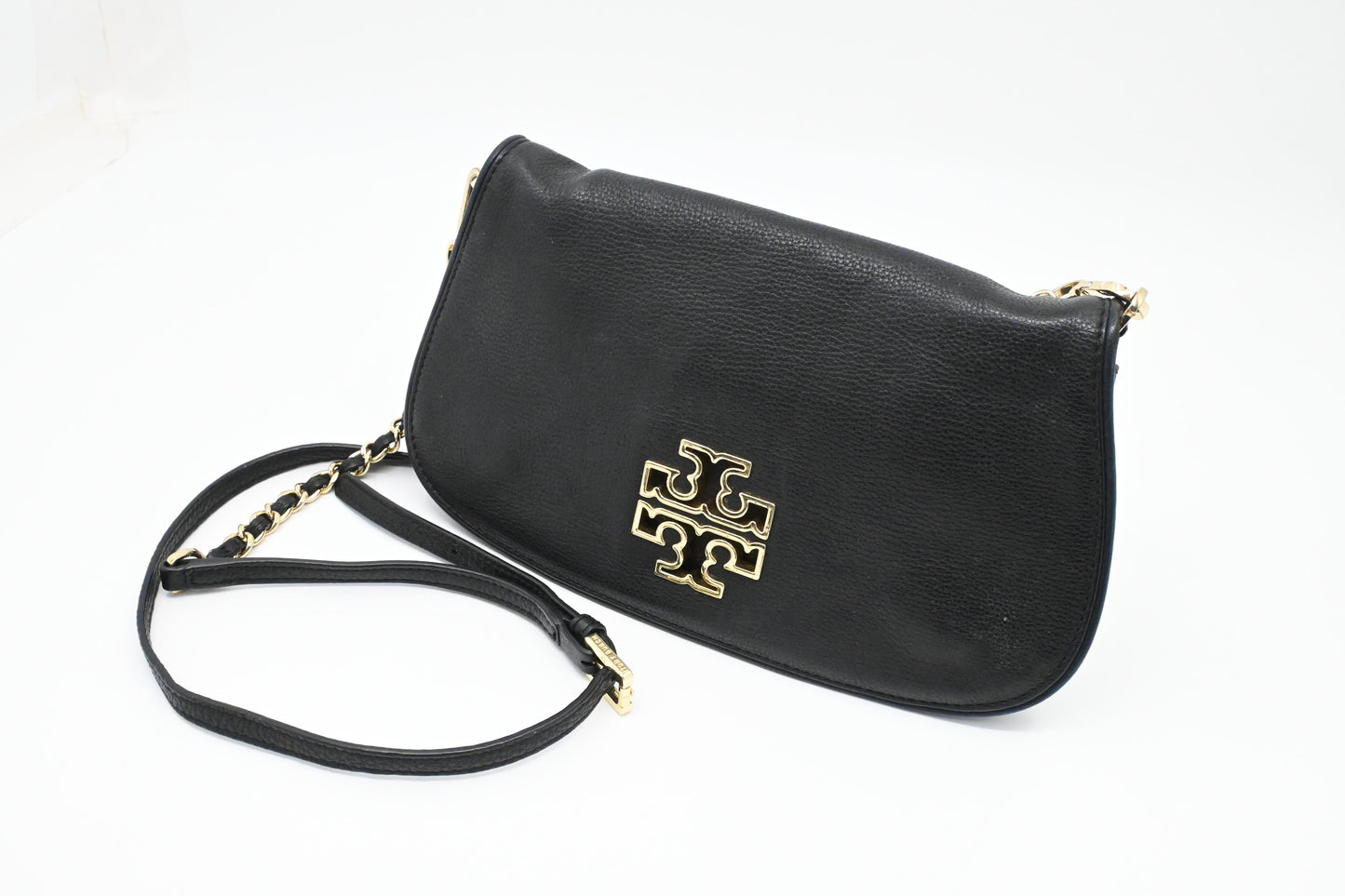 Tory Burch Shoulder Bag in Black Leather