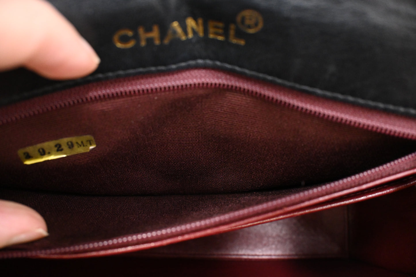 Chanel Trapezoid Flap in Black Matelassé Leather